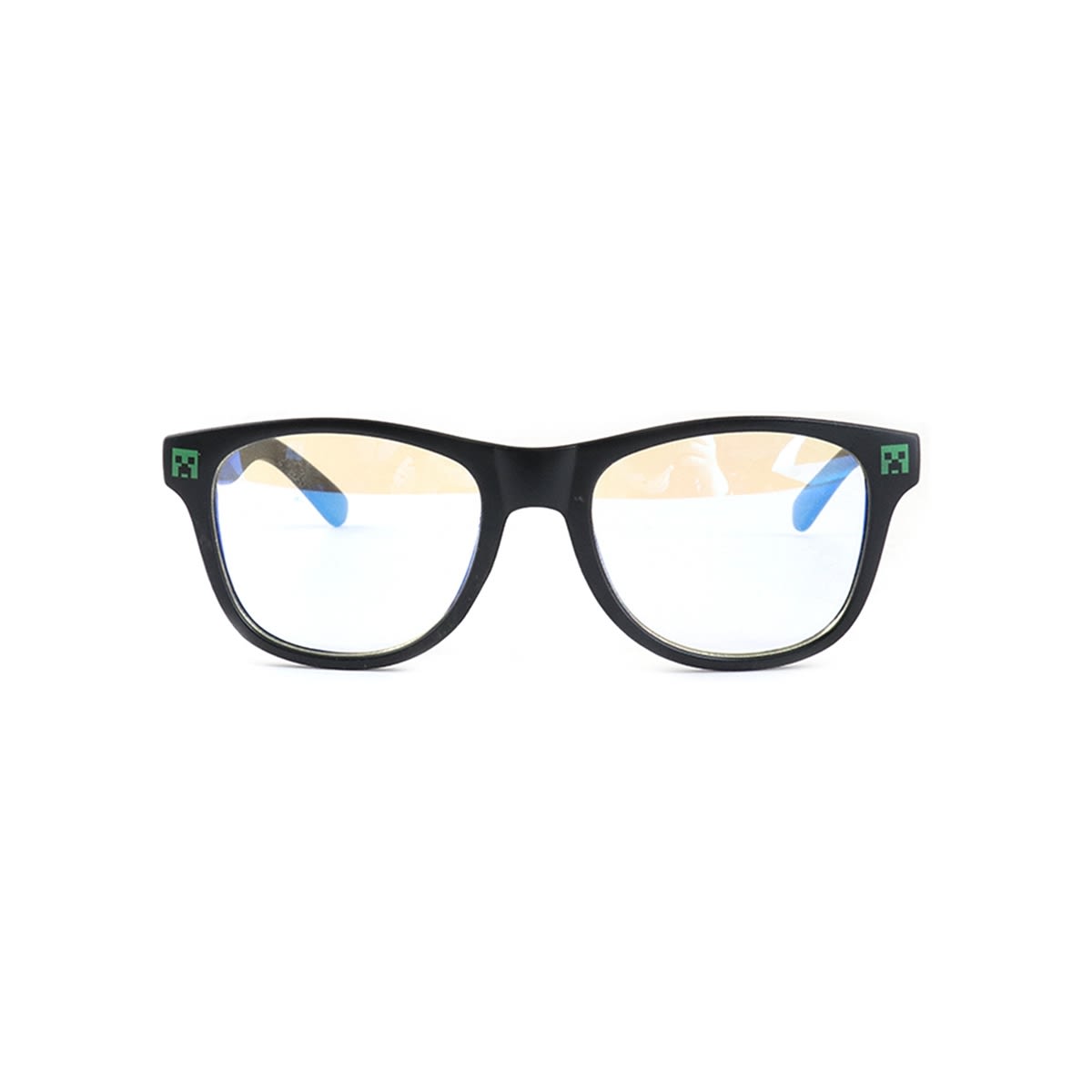 Minecraft License Blue Light Glasses and Case Set Kmart