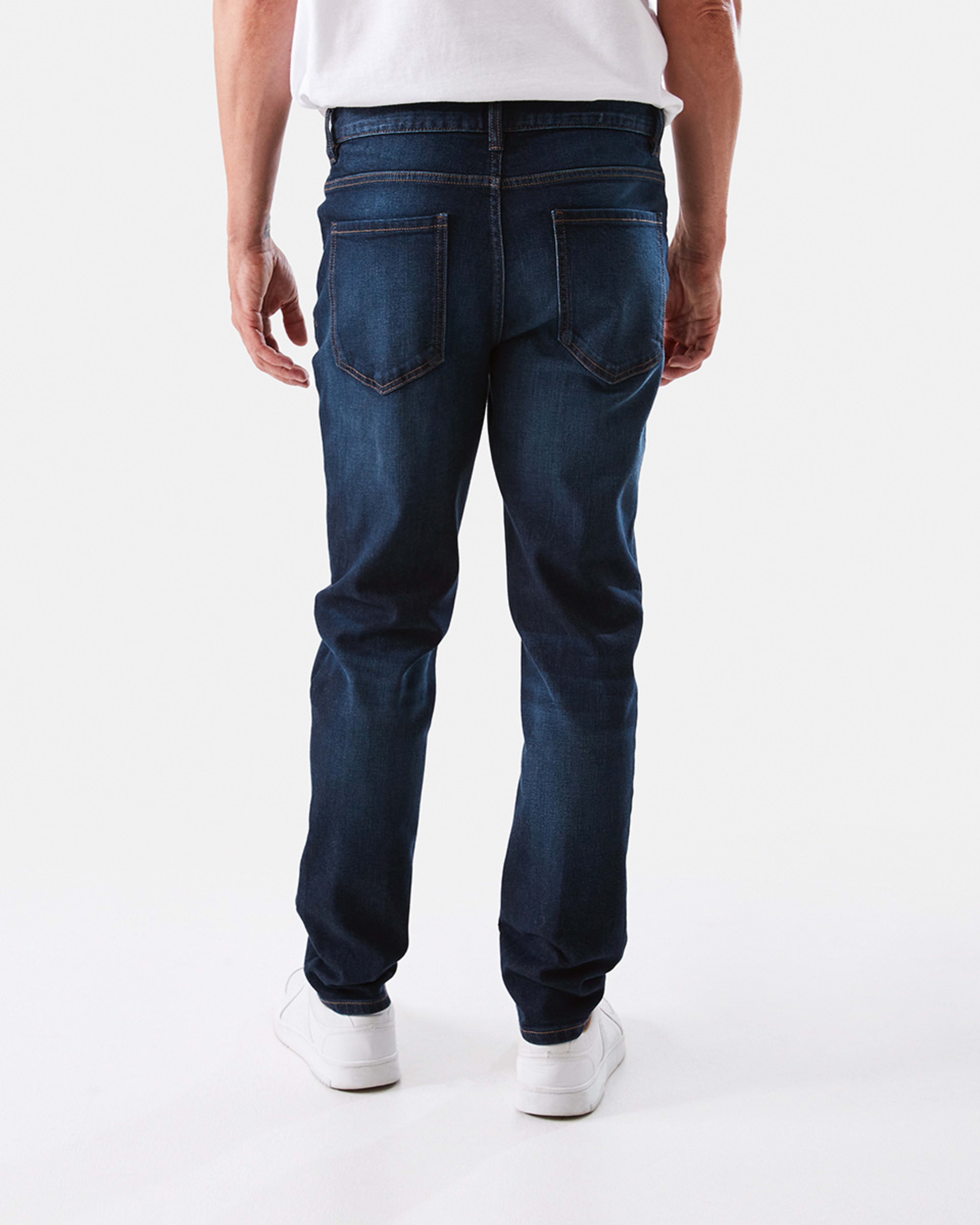 3 Slim Fit Stretch Jeans DARK WASH, 3 of 5