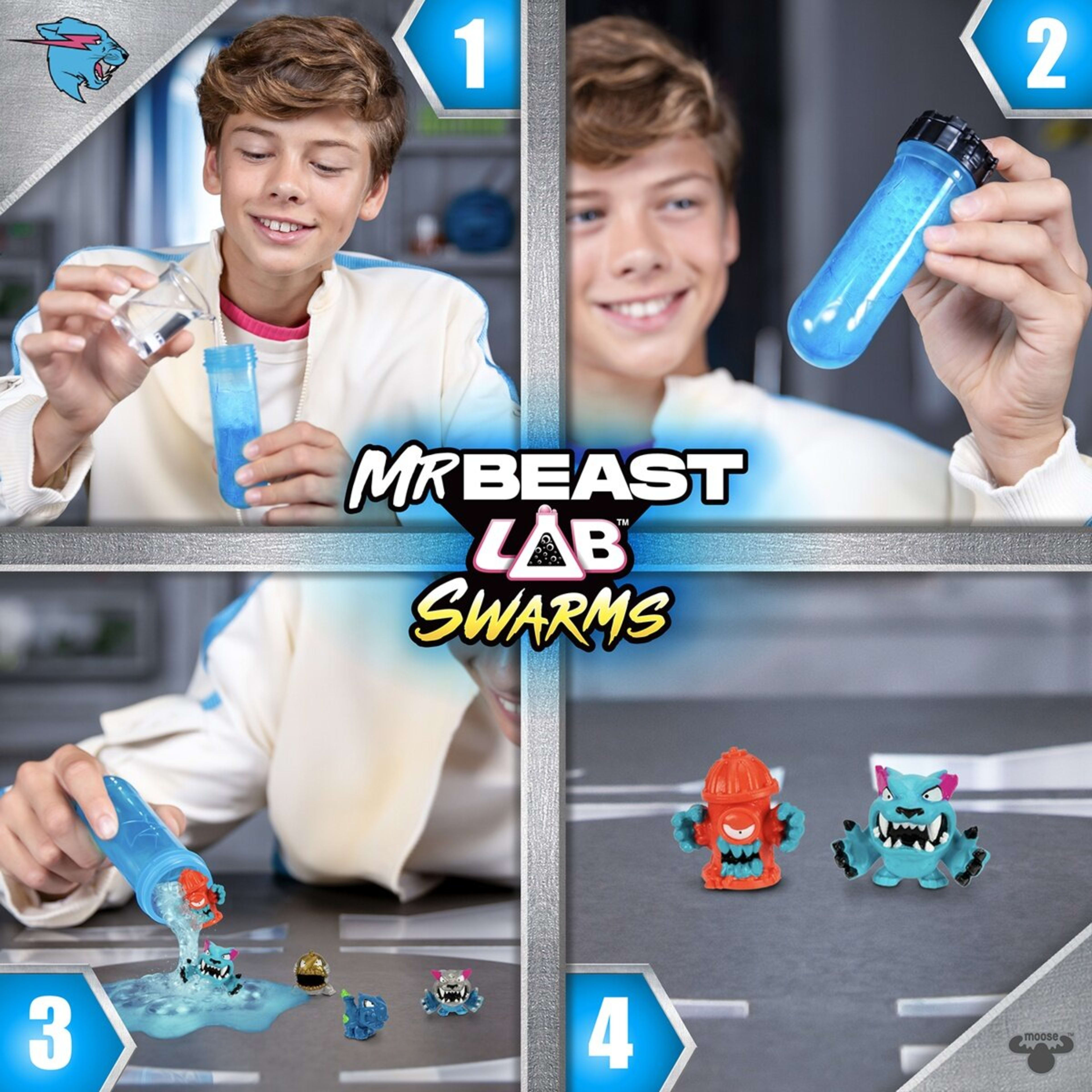 7 12 Pack MrBeast Lab Swarms Mega Lab Pack, Experiment to Mutate Your Swarms, Mix, Shake, Create - Assorted, 7 of 8