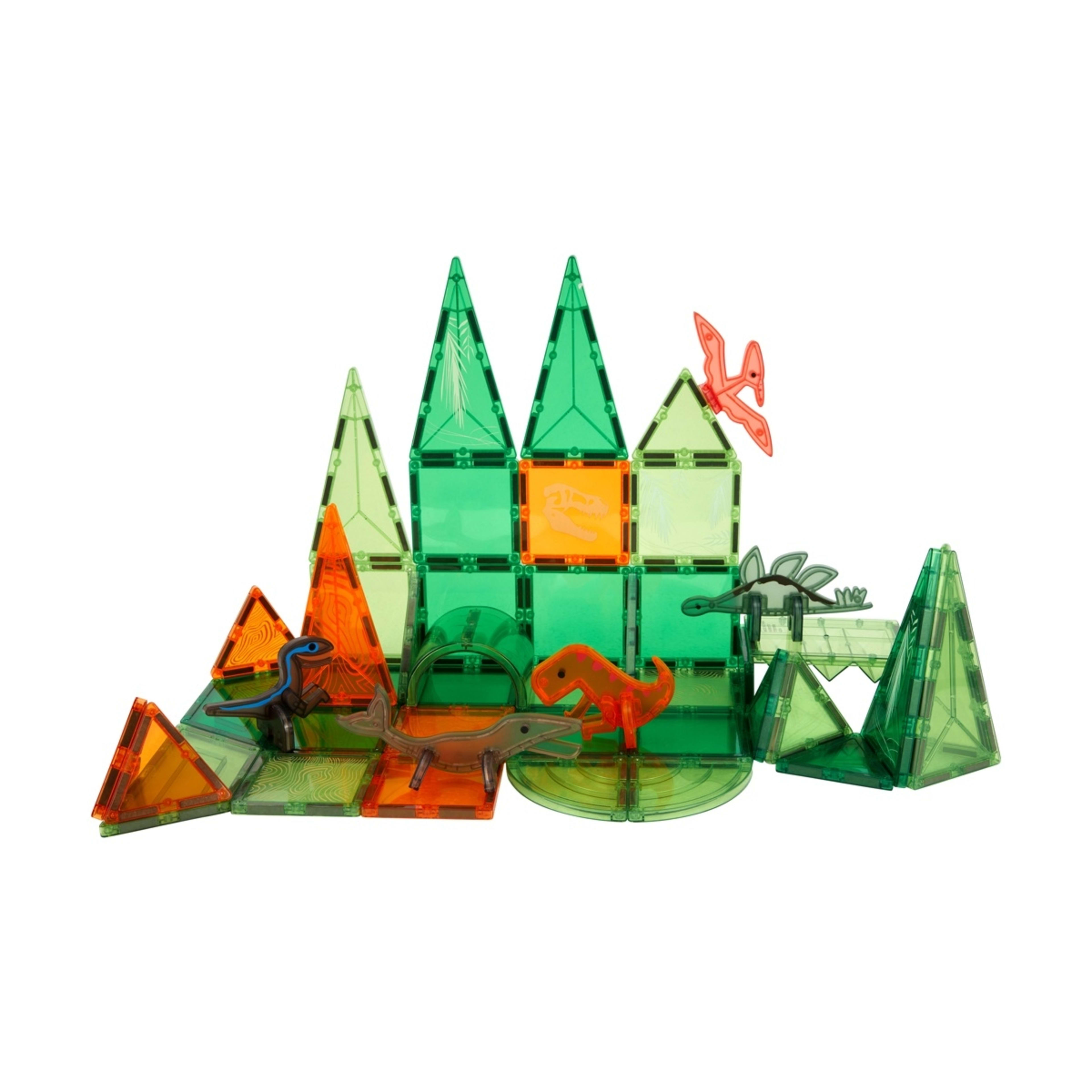 2 Magnetics: 48 Piece Magnetic Dinosaur Playset, 2 of 9