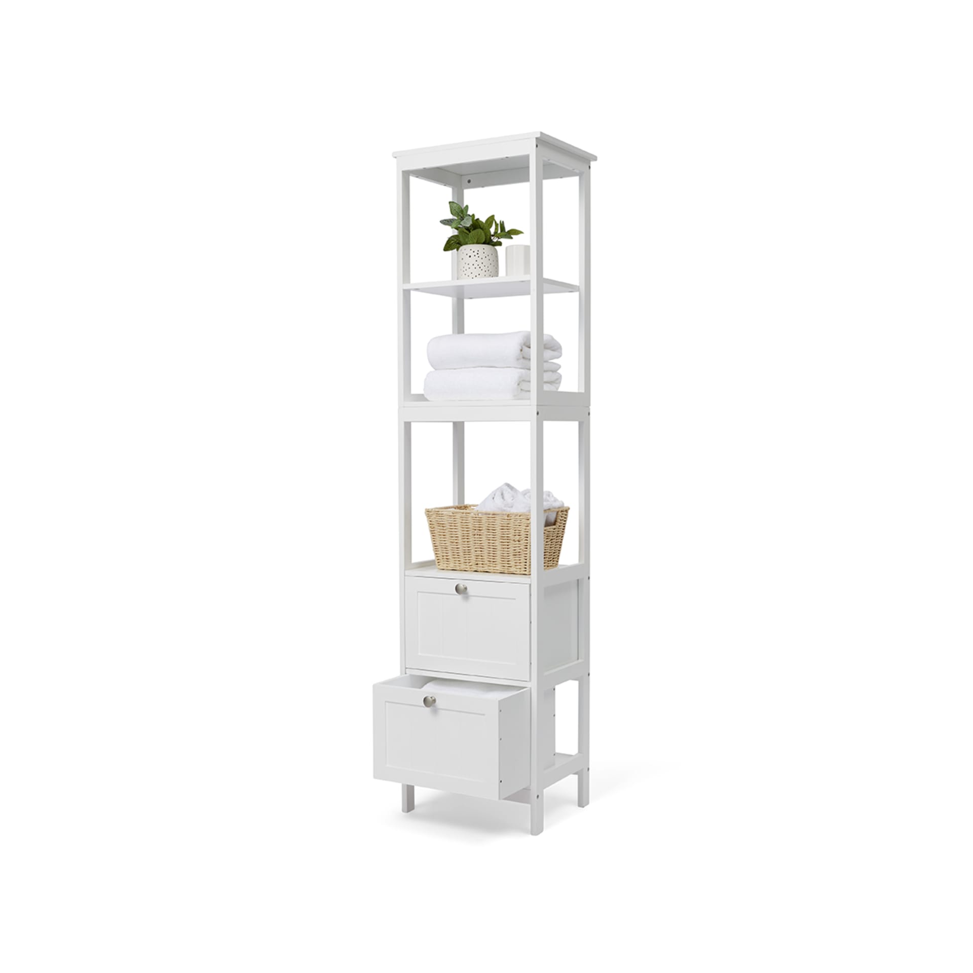 Panelled 5 Tier Shelf Unit Kmart