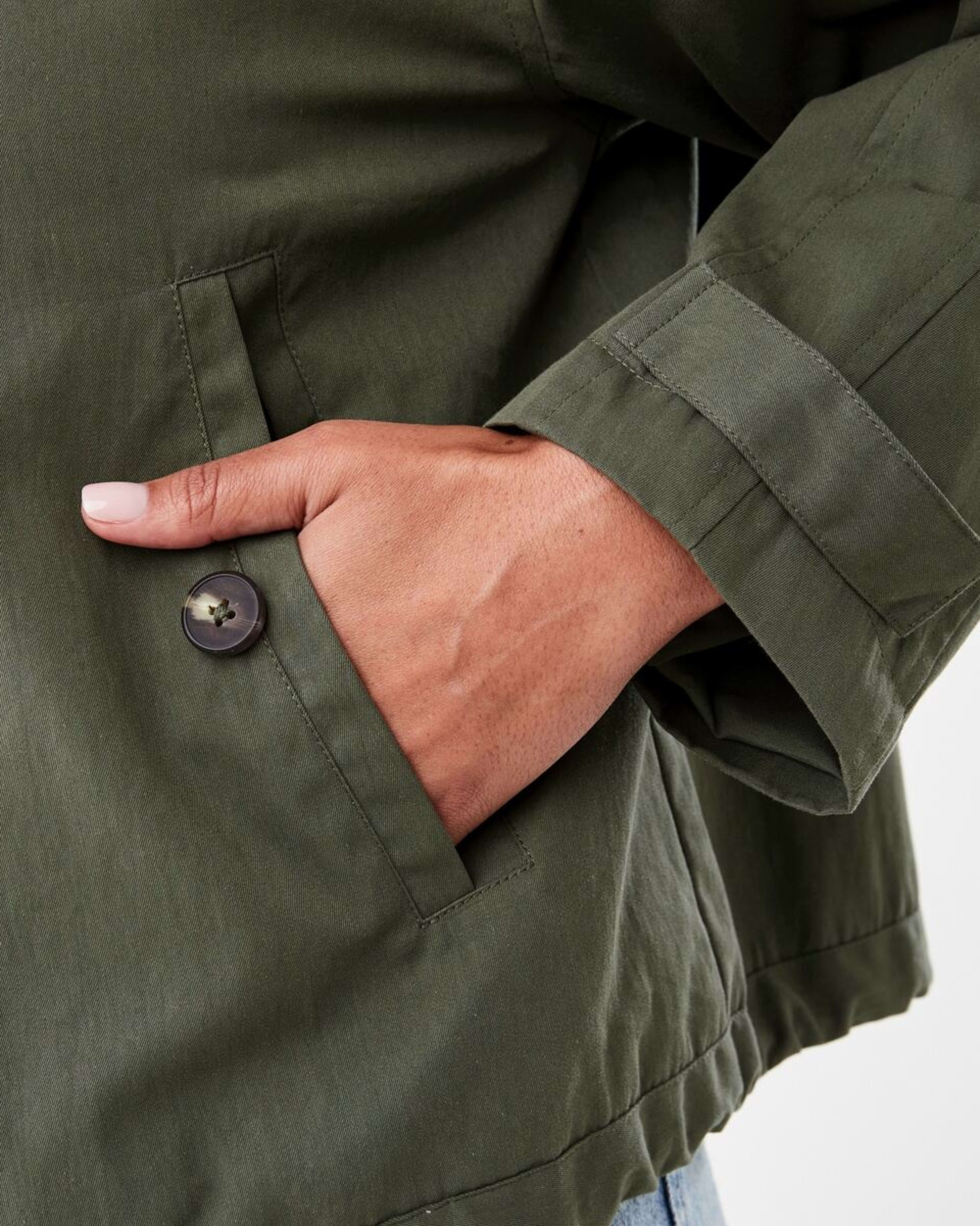 7 Utility Hooded Jacket Grn Olive, 7 of 7
