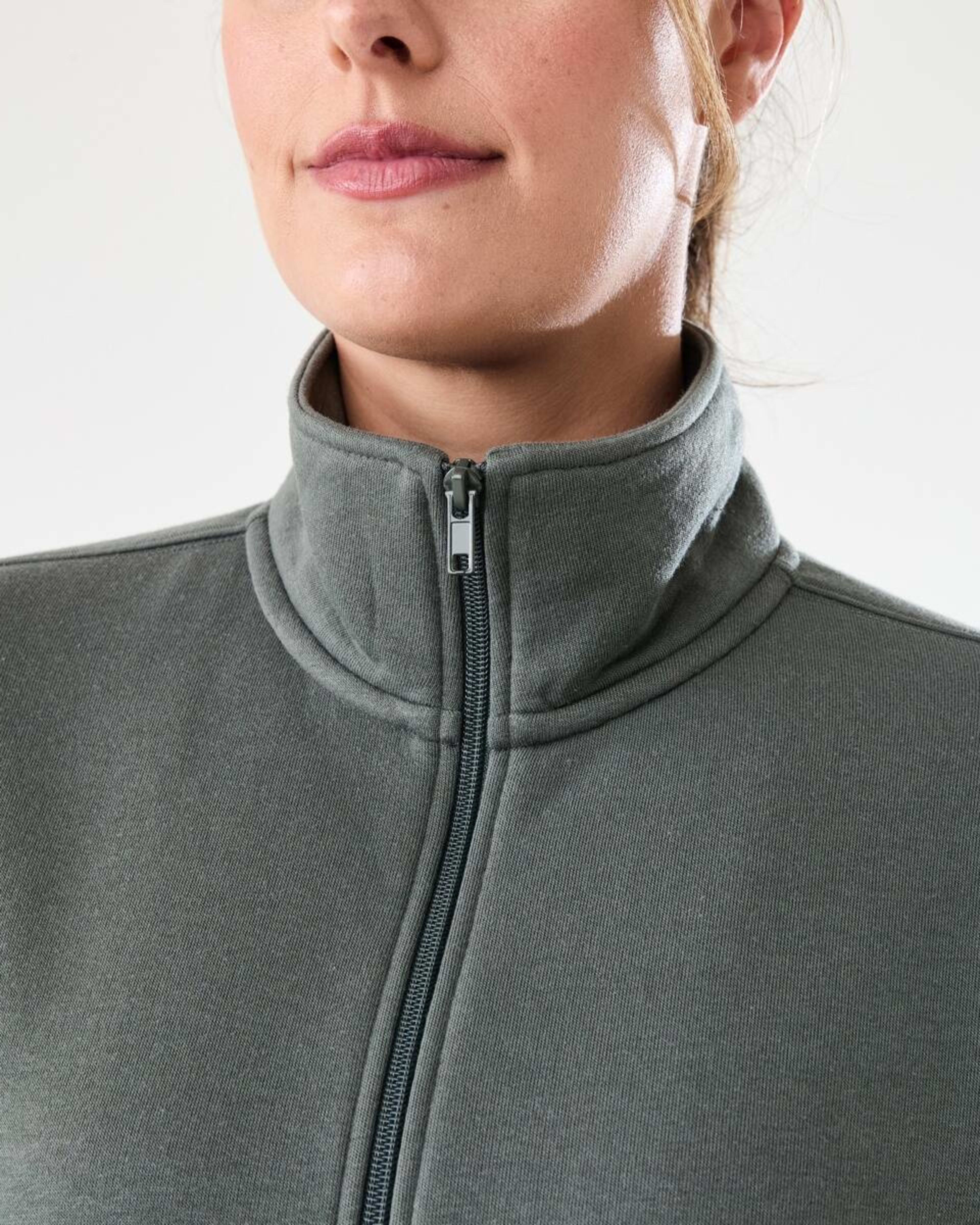 6 Everlast Womens Zip Through Sweatshirt Olive, 6 of 10