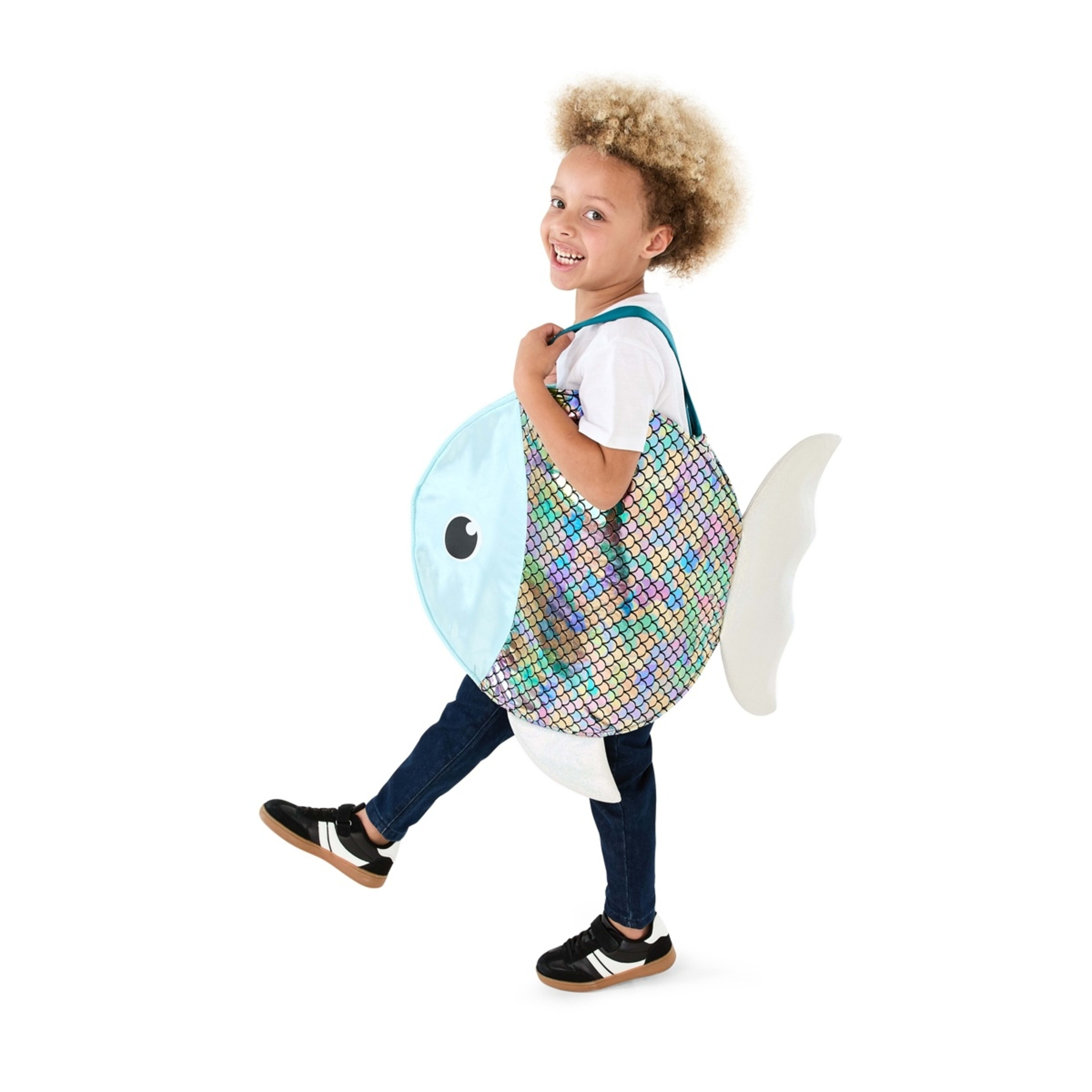 1 Sparkle Fish Costume - Ages 4-6, 1 of 10