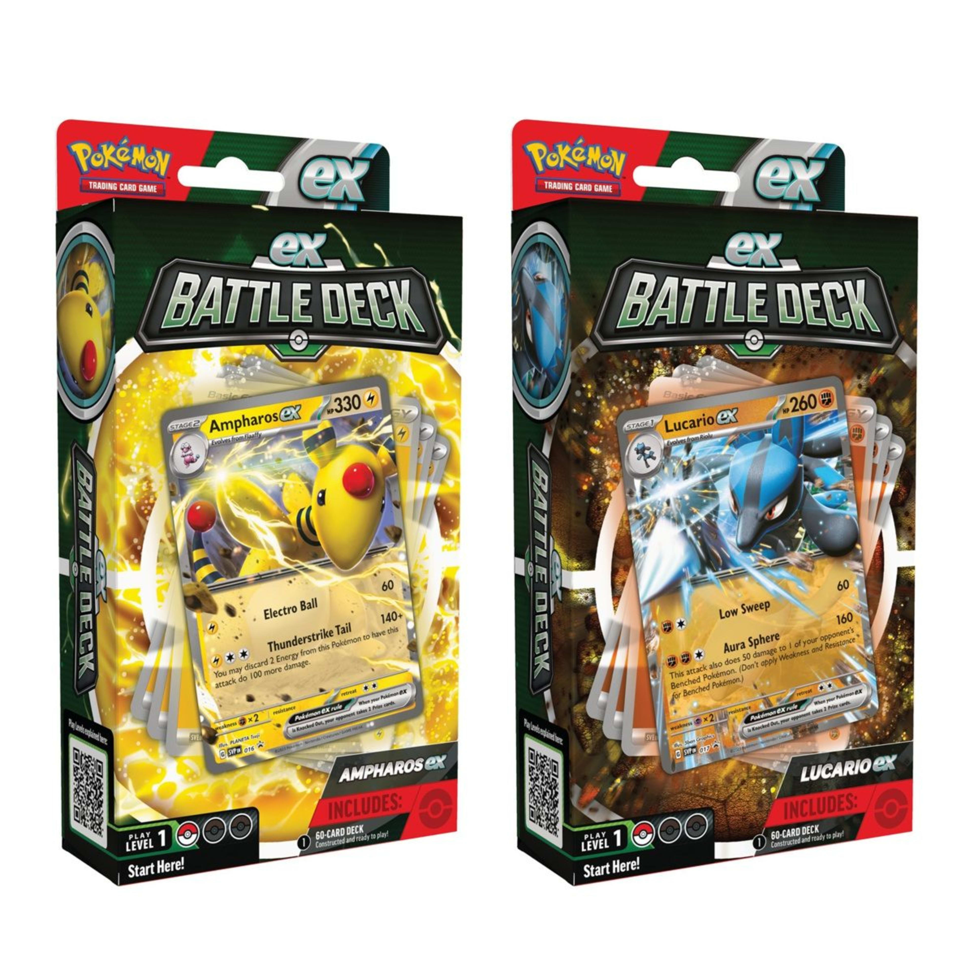 Pokemon Trading Card Game Ampharos Lucario Ex Battle Deck Assorted pokemon-trading-card-game-ampharos-lucario-ex-battle-deck-assorted