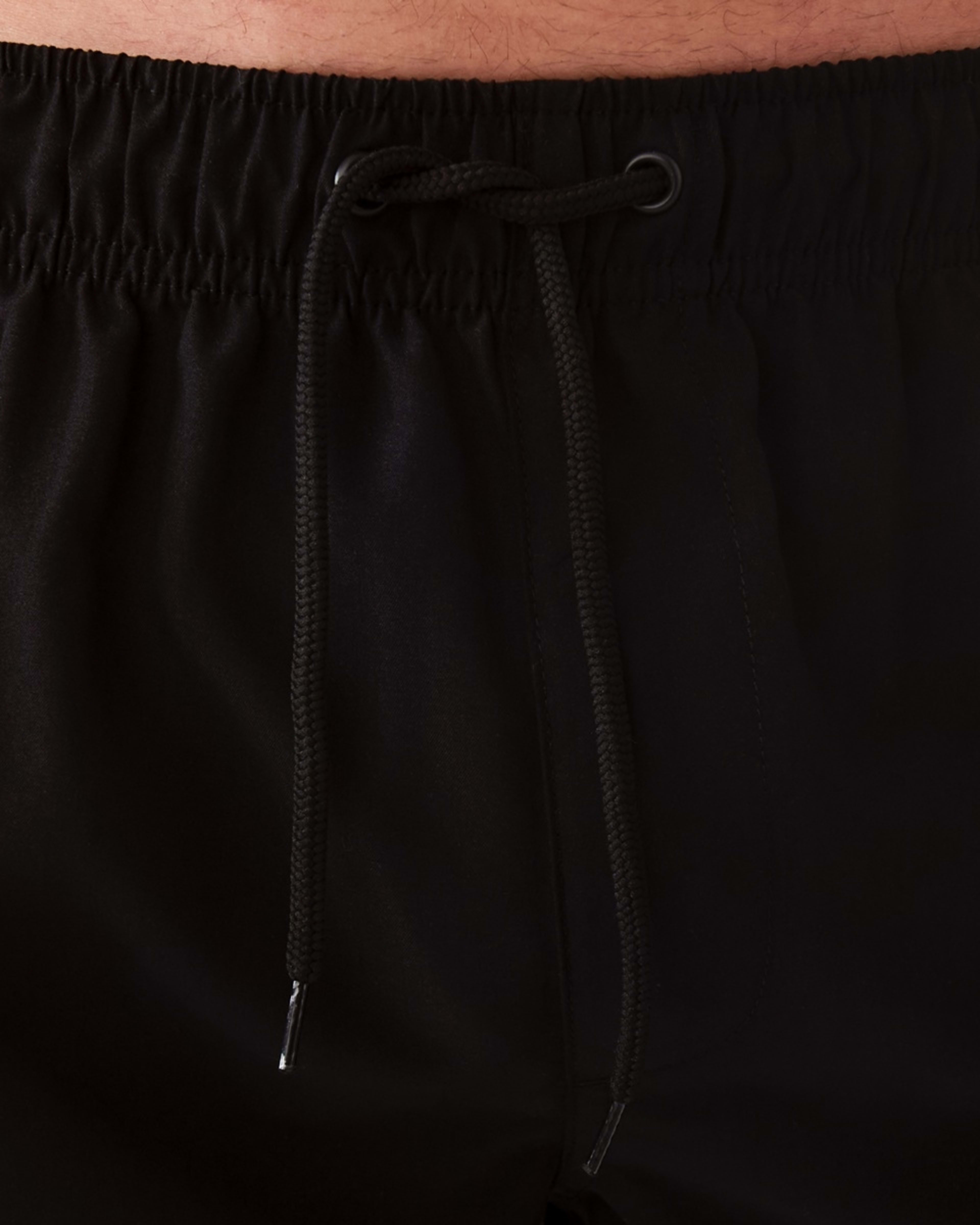 4 Elastic Waist Regular Cargo Boardshorts Black, 4 of 7