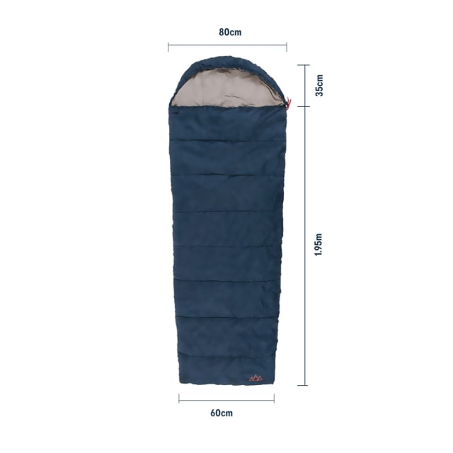 Ridge Hooded Sleeping Bag Kmart