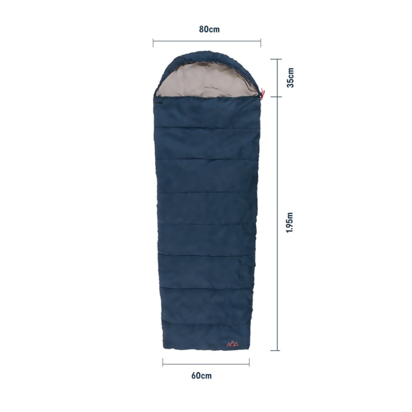 Ridge Hooded Sleeping Bag Kmart