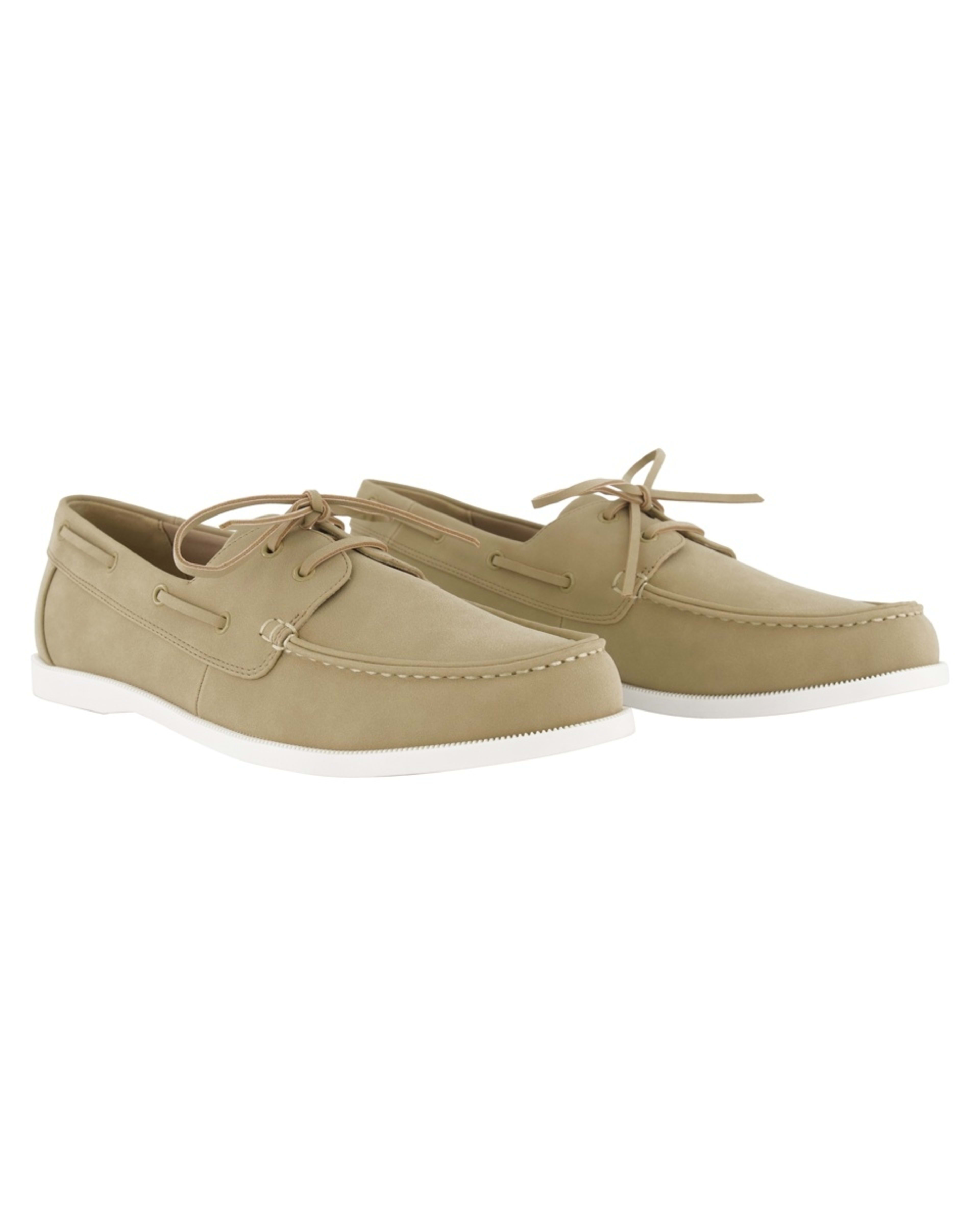 2 Casual Boat Shoes Beige, 2 of 5