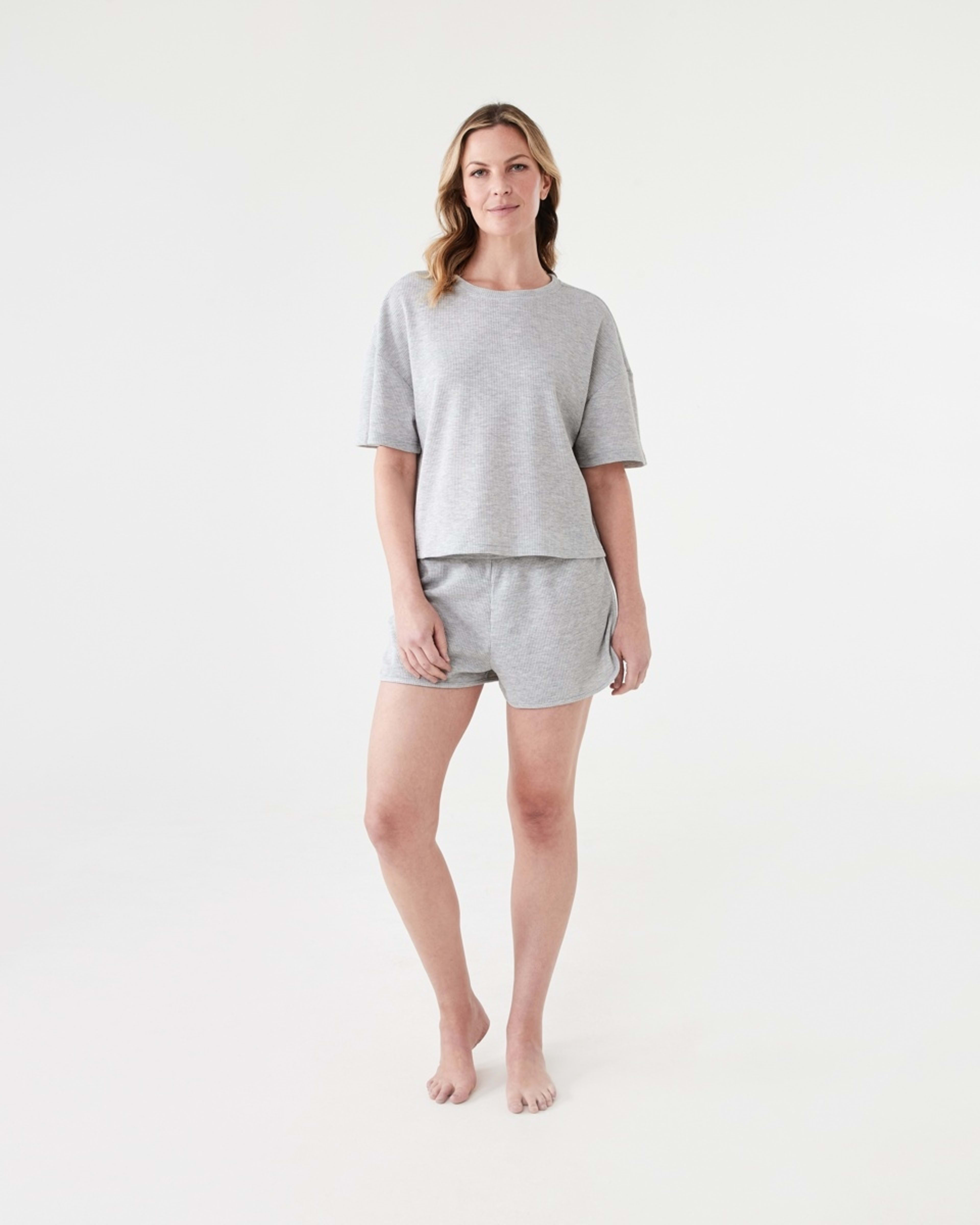6 Waffle Shorts SILVER MARLE, 6 of 6