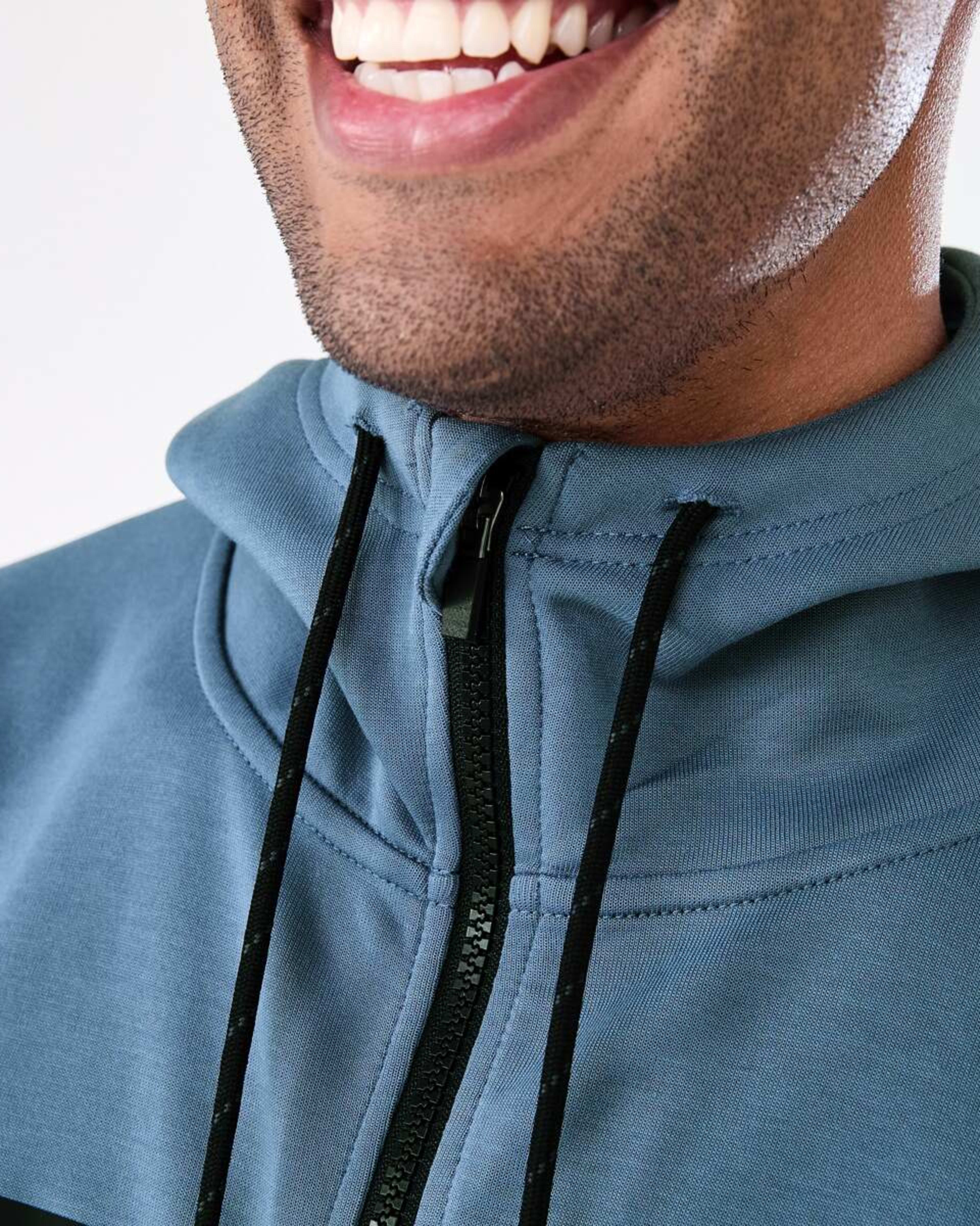 6 Active Mens Sports Hoodie FLINT STONE, 6 of 8