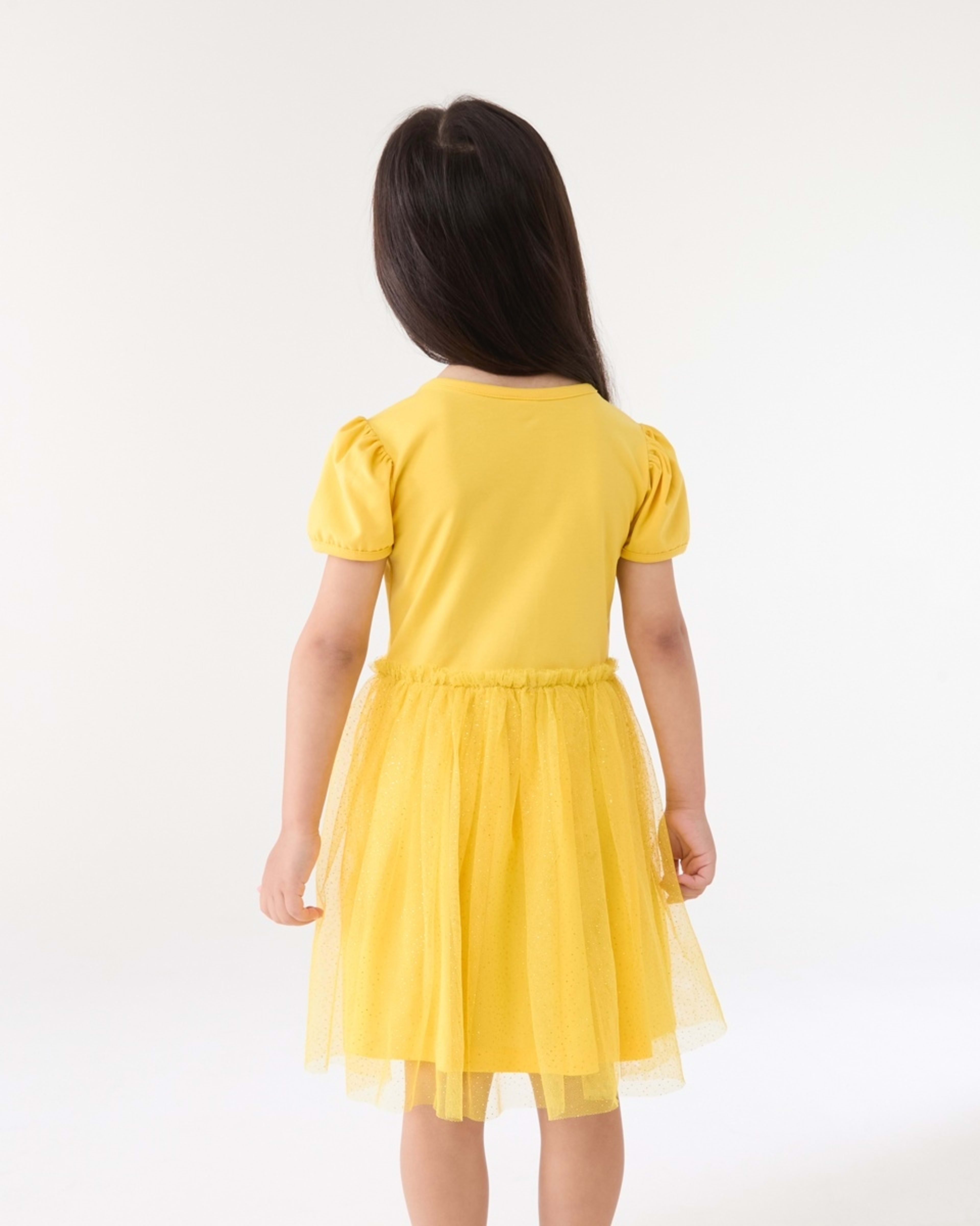 2 Disney Princess Belle License Short Sleeve Tutu Dress BELLE TUTU, 2 of 7