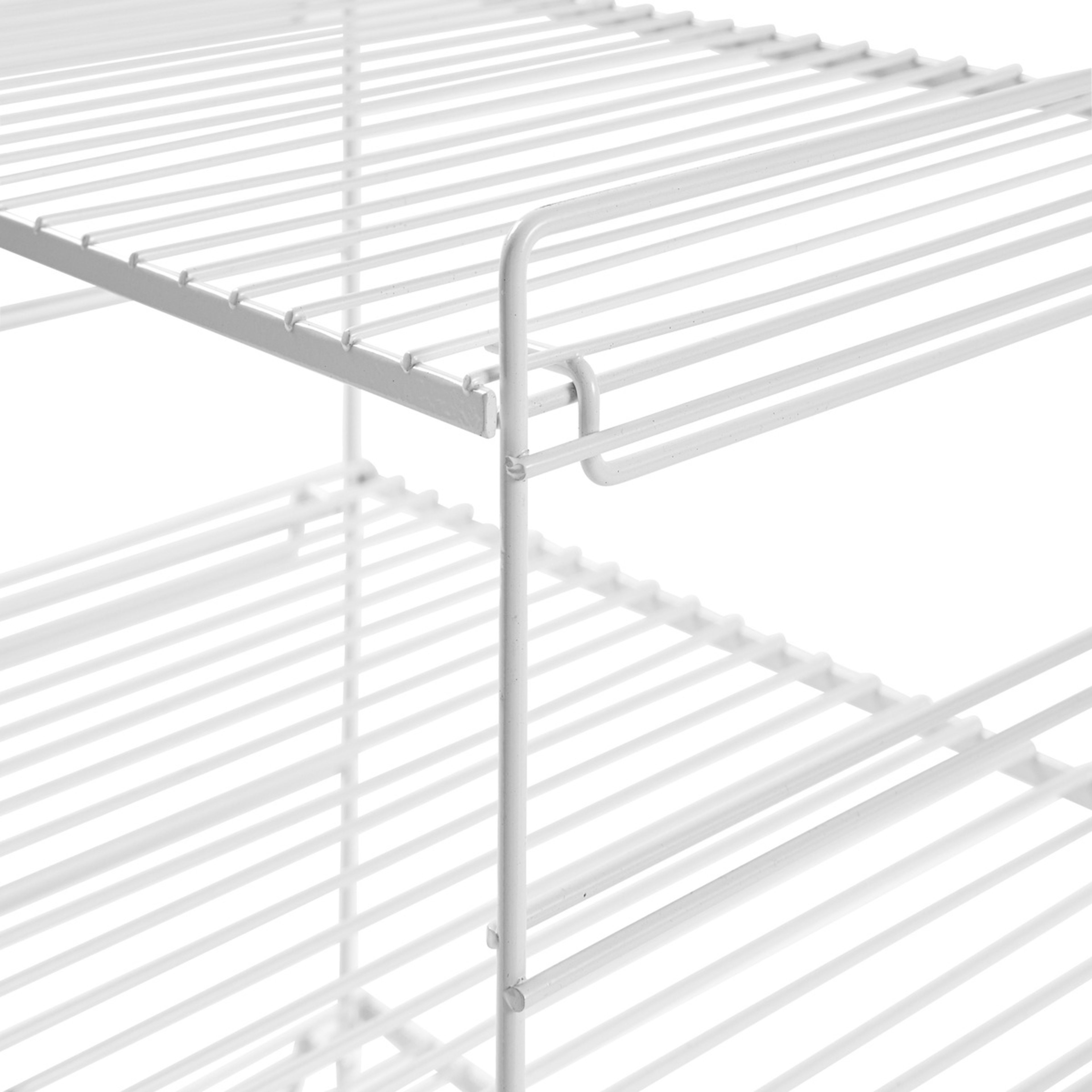 7 White Wire 3 Tier Shelf, 7 of 7