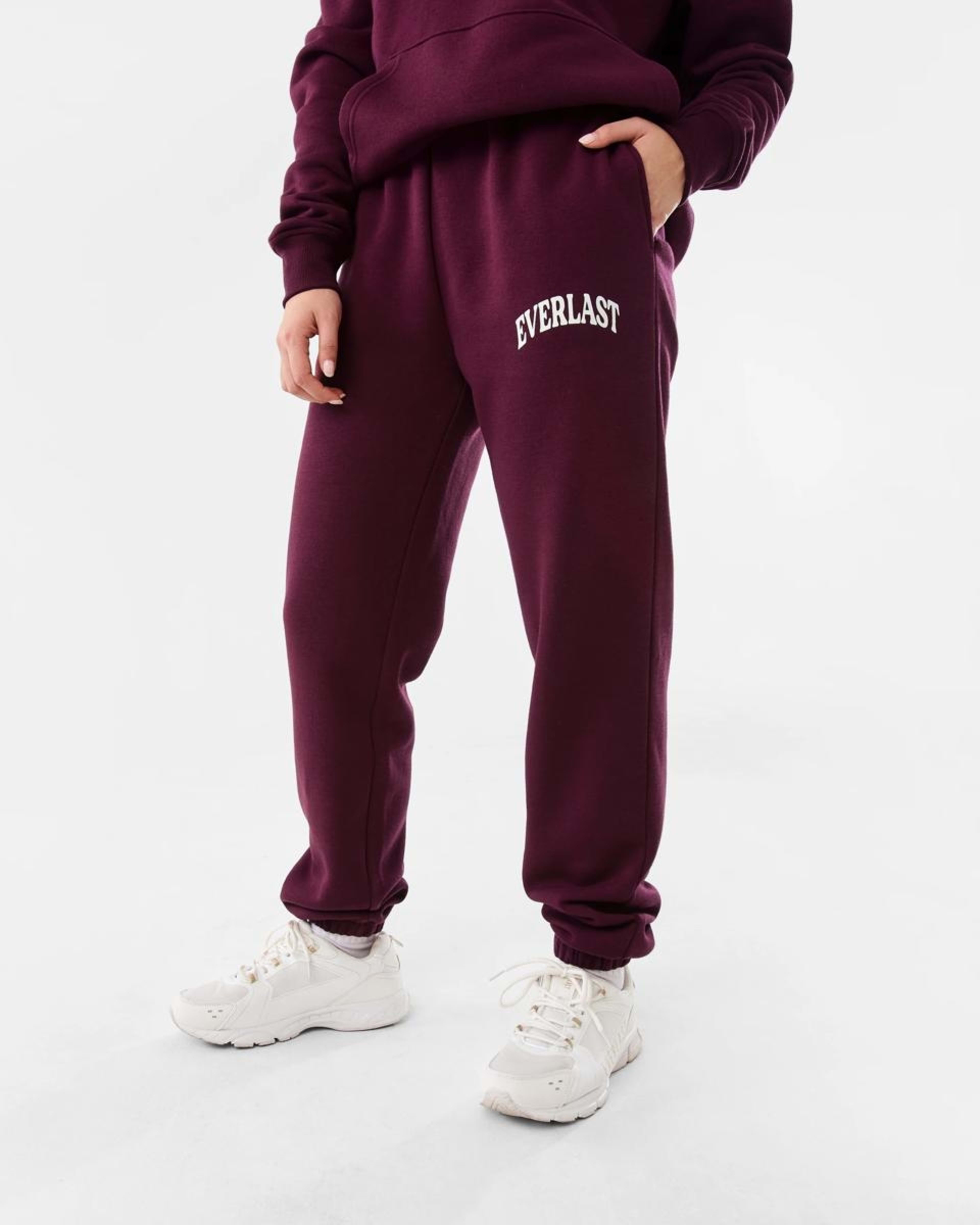 1 Everlast Womens Collegiate Sweatpants EVERLAST VARSITY CHERRY