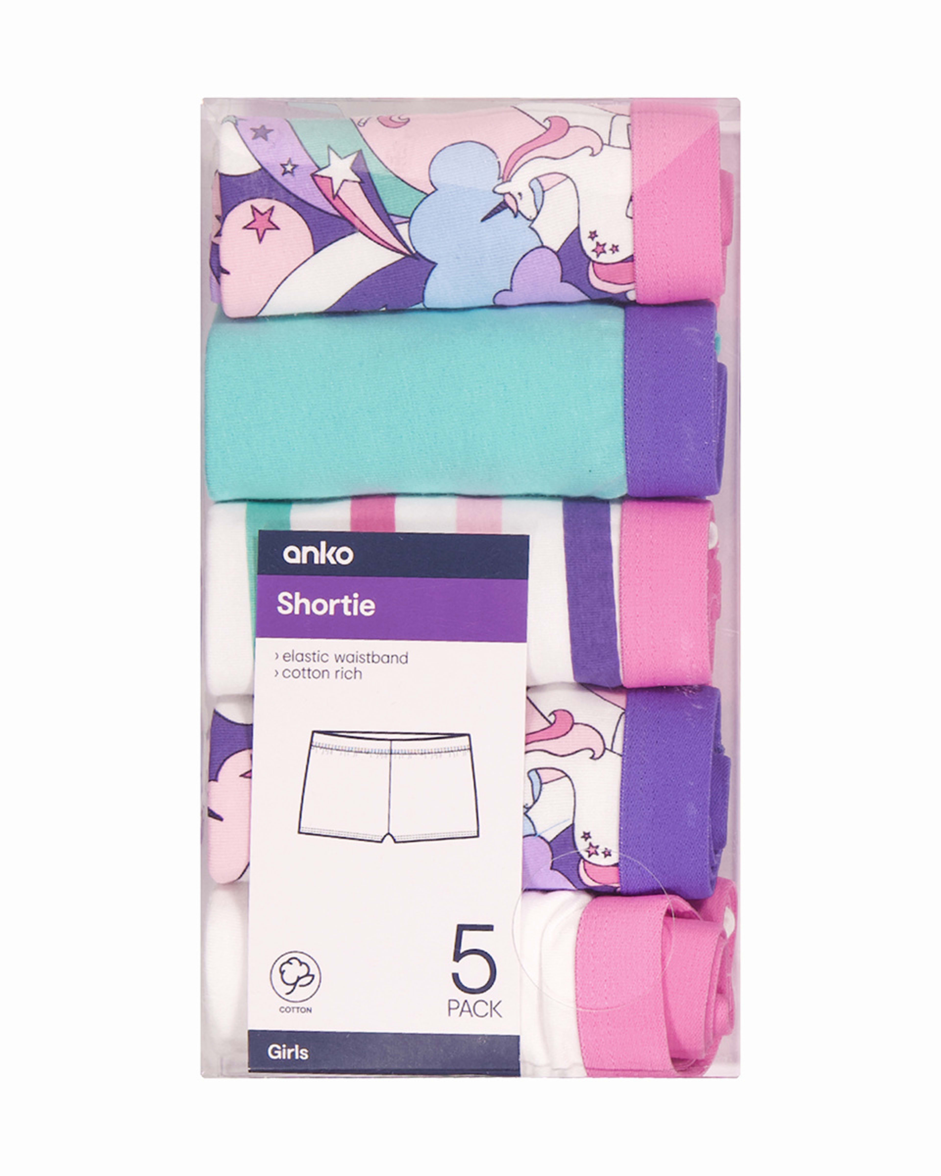 8 5 Pack Shorties Unicorn, 8 of 8