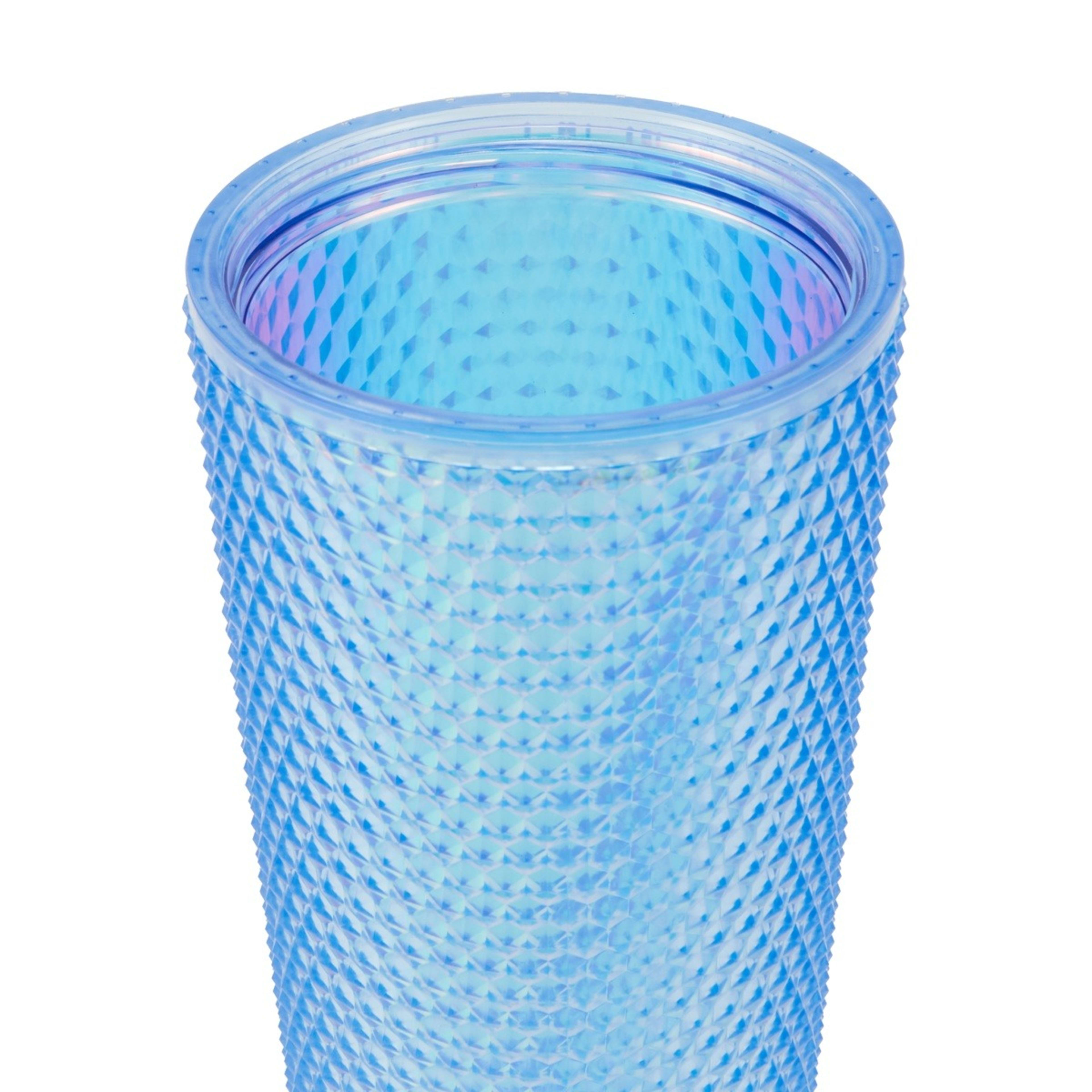 Blue Textured Smoothie Tumbler Kmart