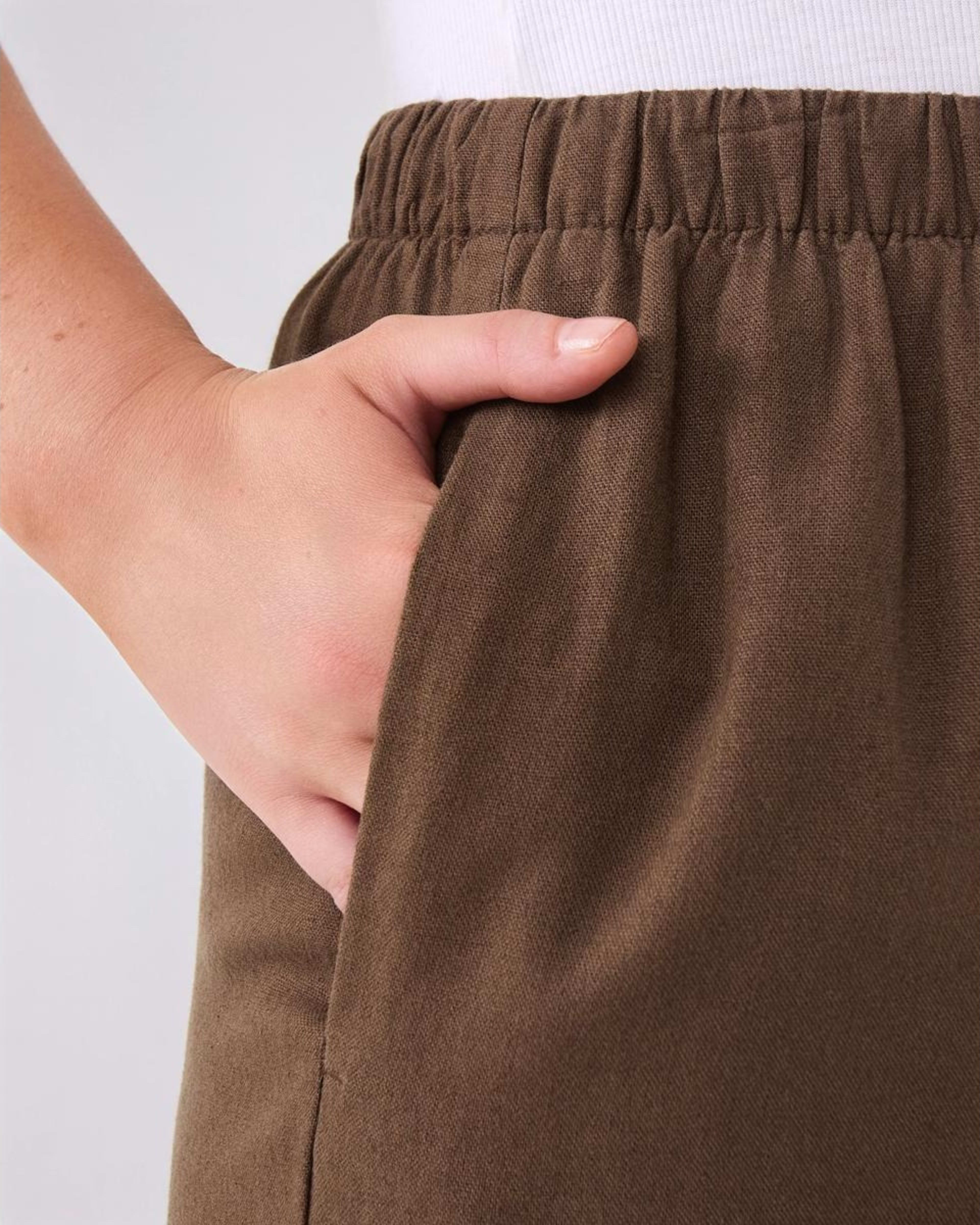 5 Wide Full Length Pants Mochbrown, 5 of 5