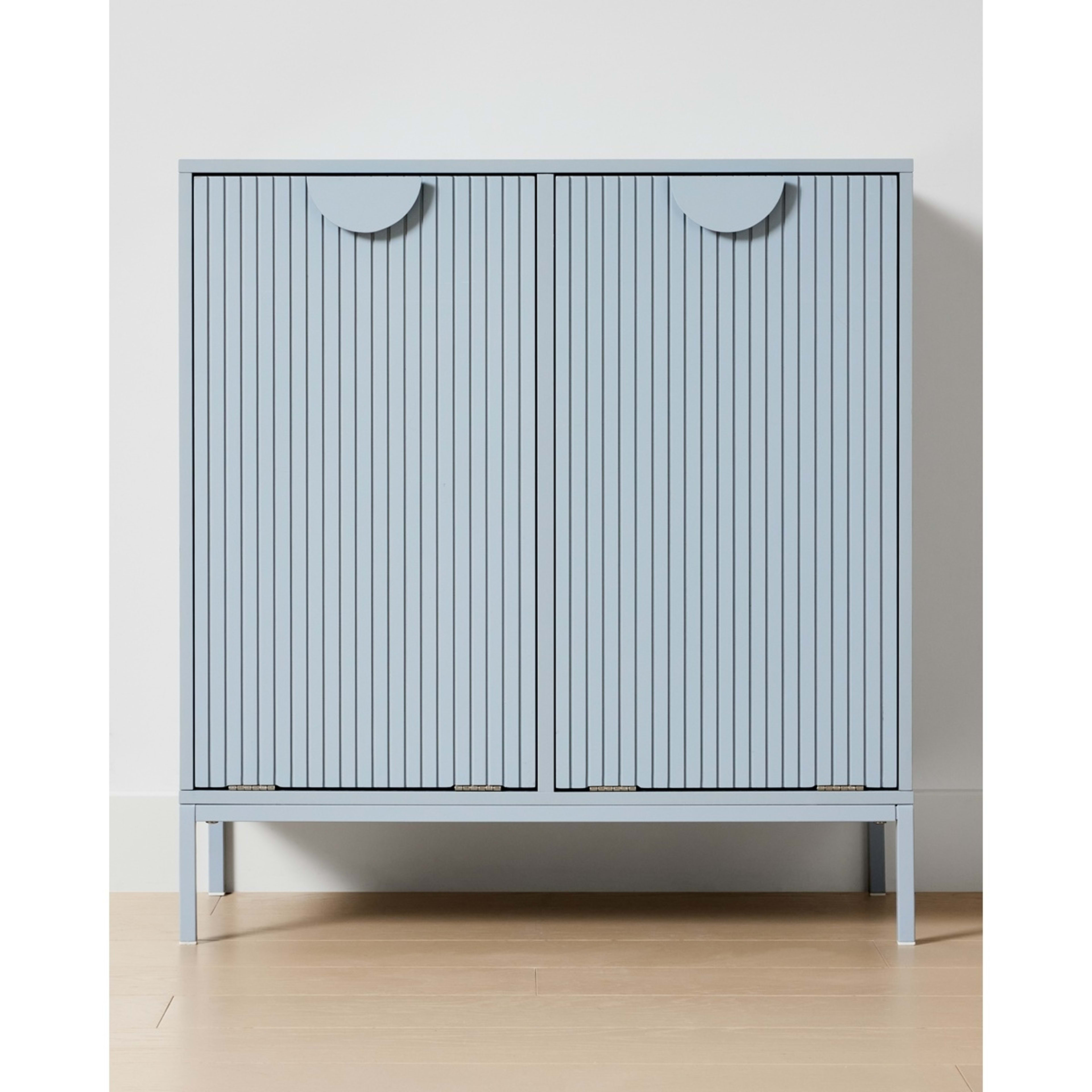 1 Stevie Dual Laundry Hamper - Blue, 1 of 7