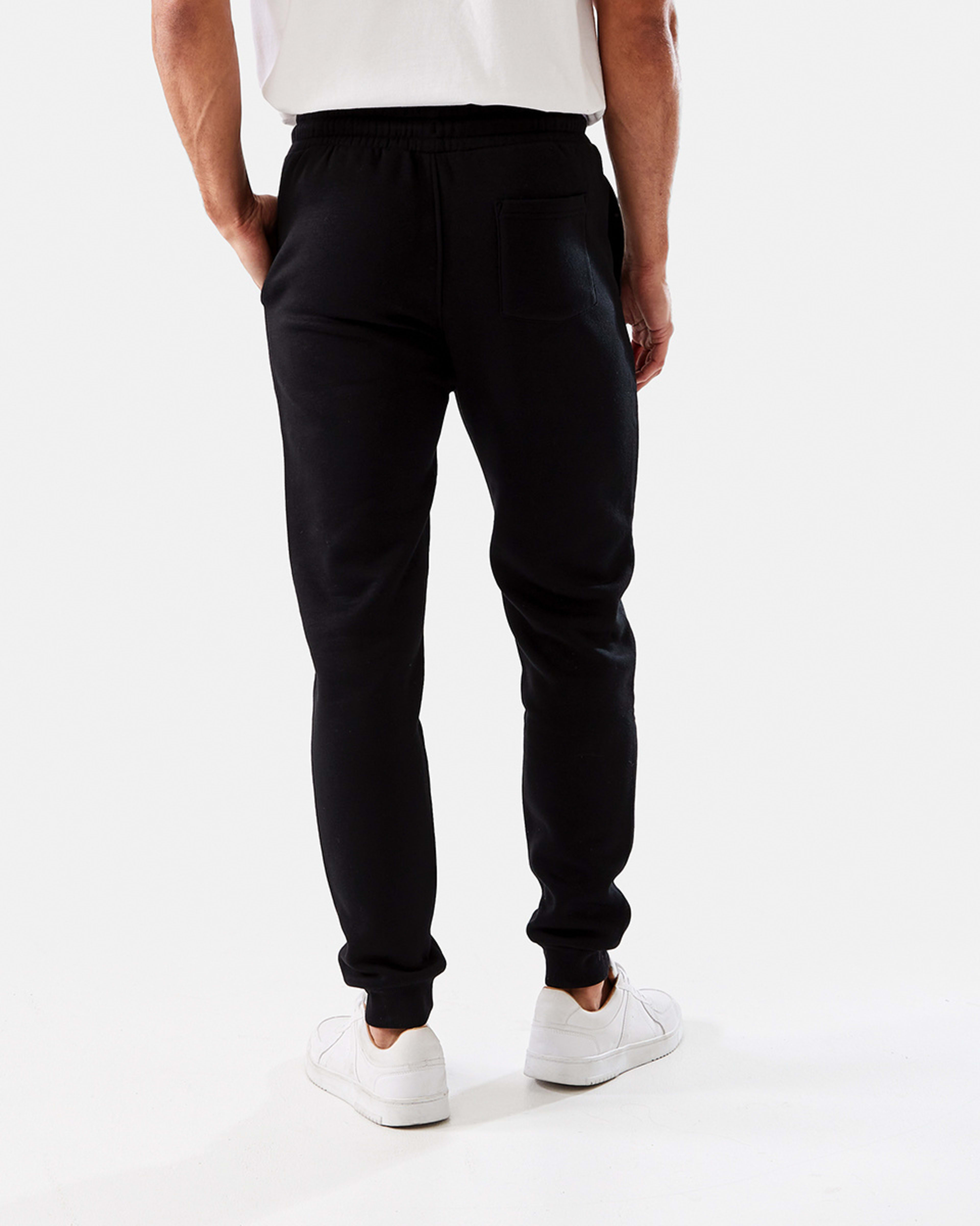 3 Side Pocket Slim Joggers Black, 3 of 5