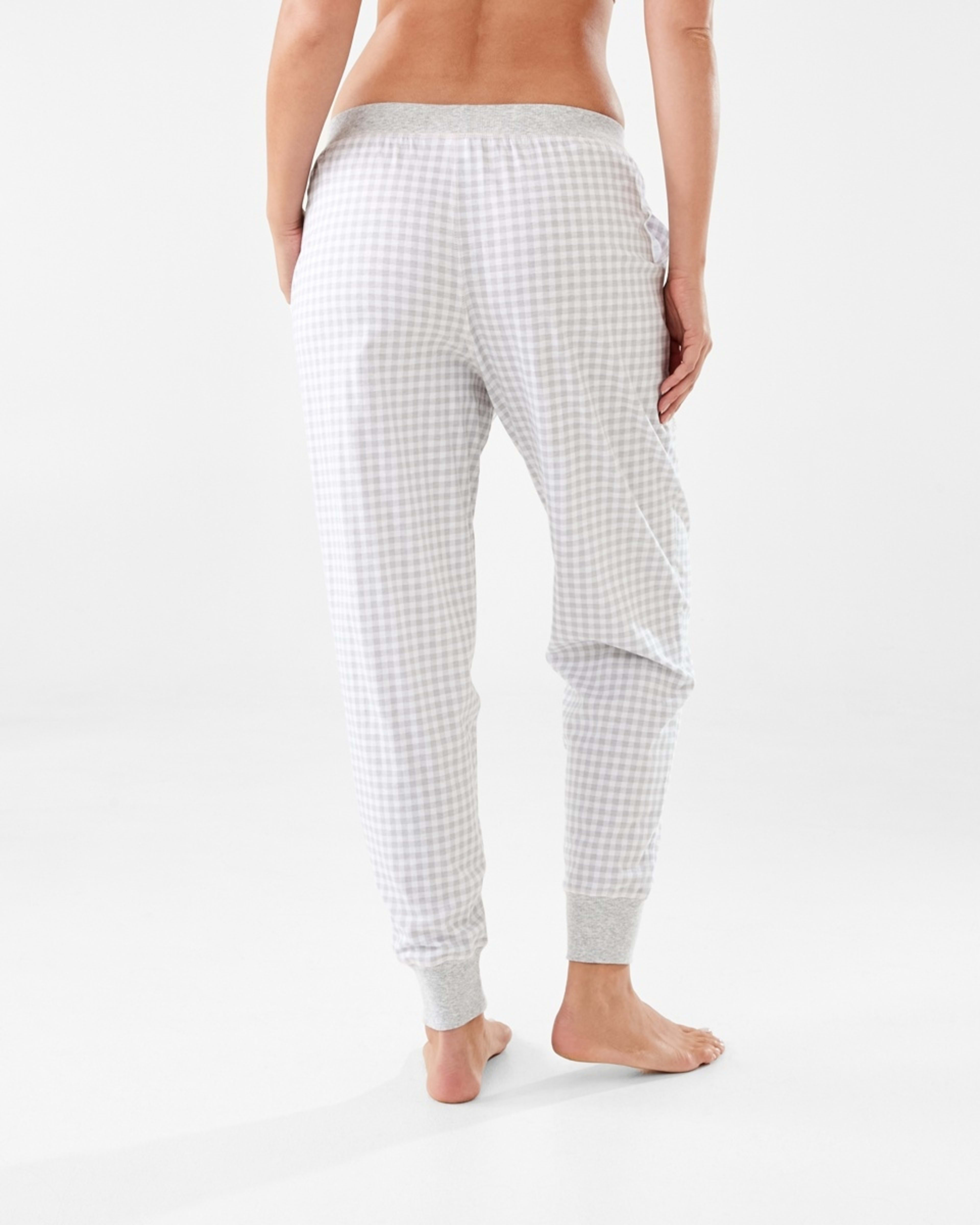 3 Printed Knit Cuffed Pants Gin Chk Mc, 3 of 5