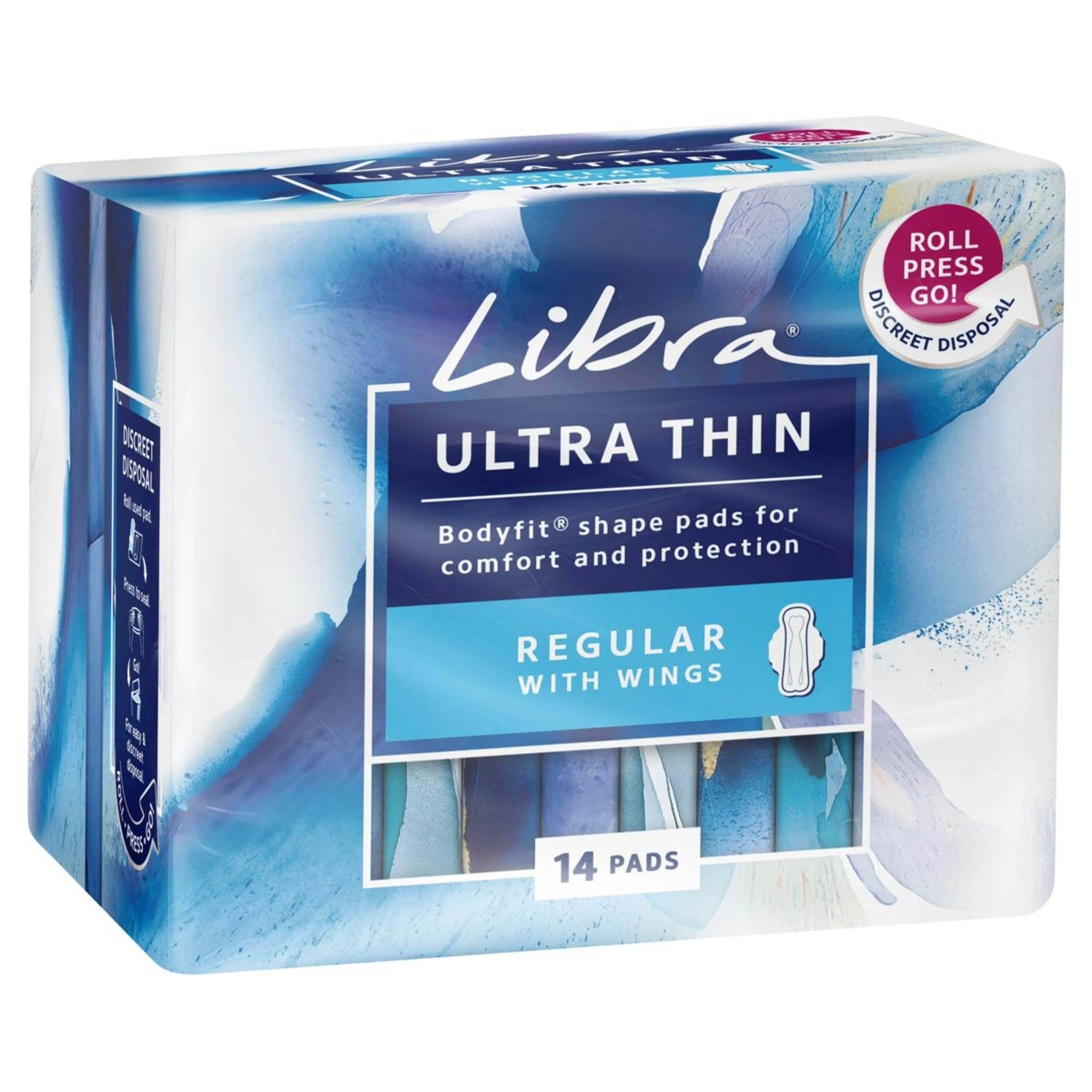 1 Libra 14 Pack Ultra Thin Regular Pads