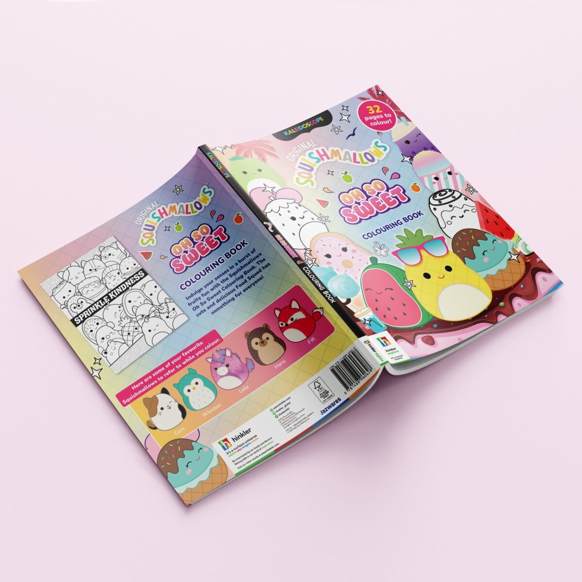 Kaleidoscope Original Squishmallows Oh So Sweet Colouring Book - Kmart