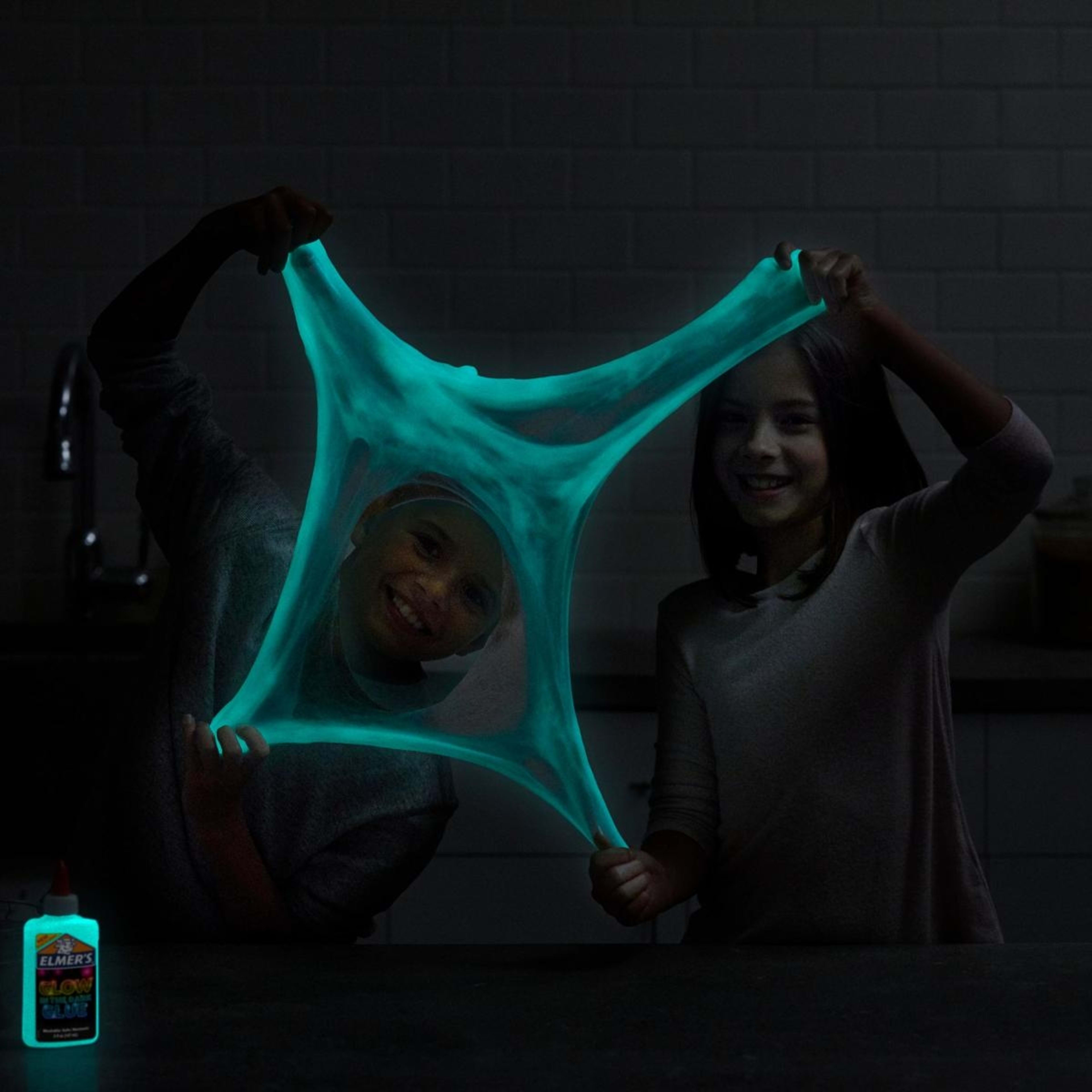 3 Elmer’s Glow-in-the-Dark Glue - Blue, 3 of 6