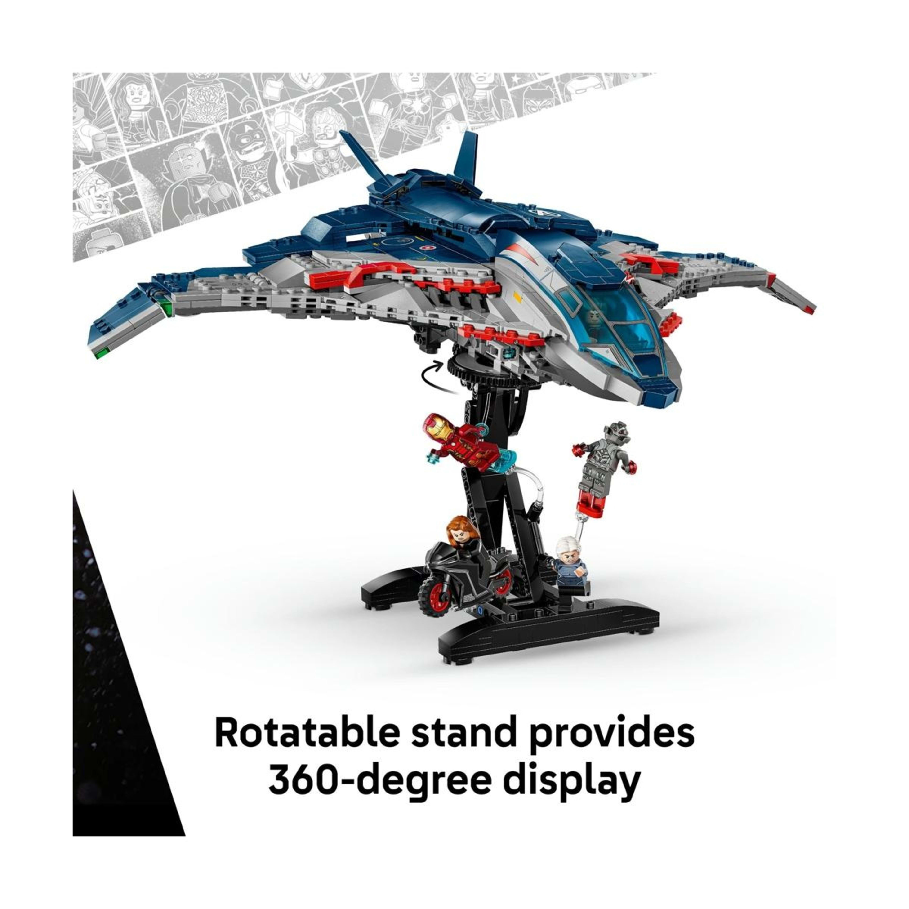6 LEGO Marvel Super Heroes Avengers: Age of Ultron Quinjet 76325, 6 of 10