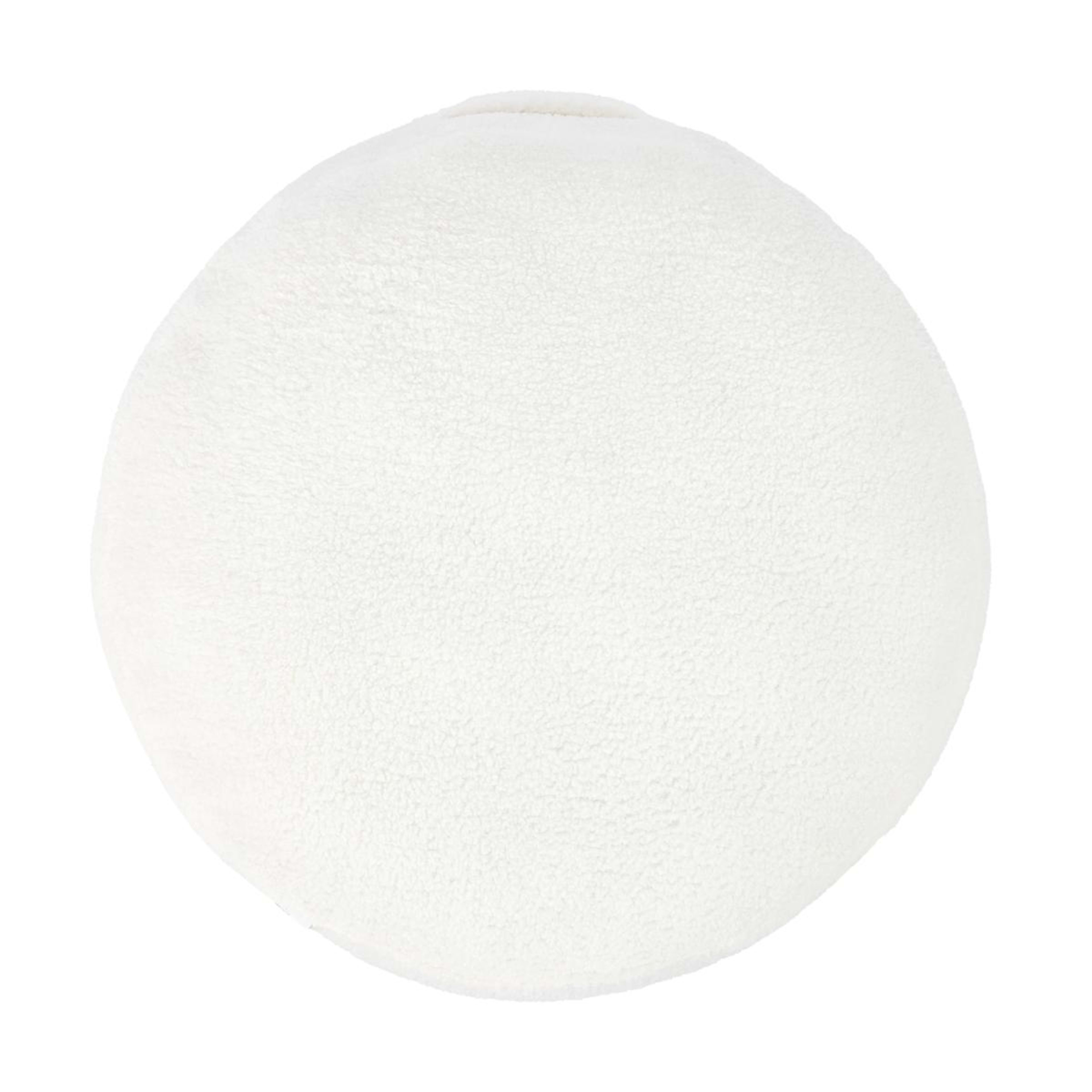 6 Boucle Floor Cushion - White, 6 of 6