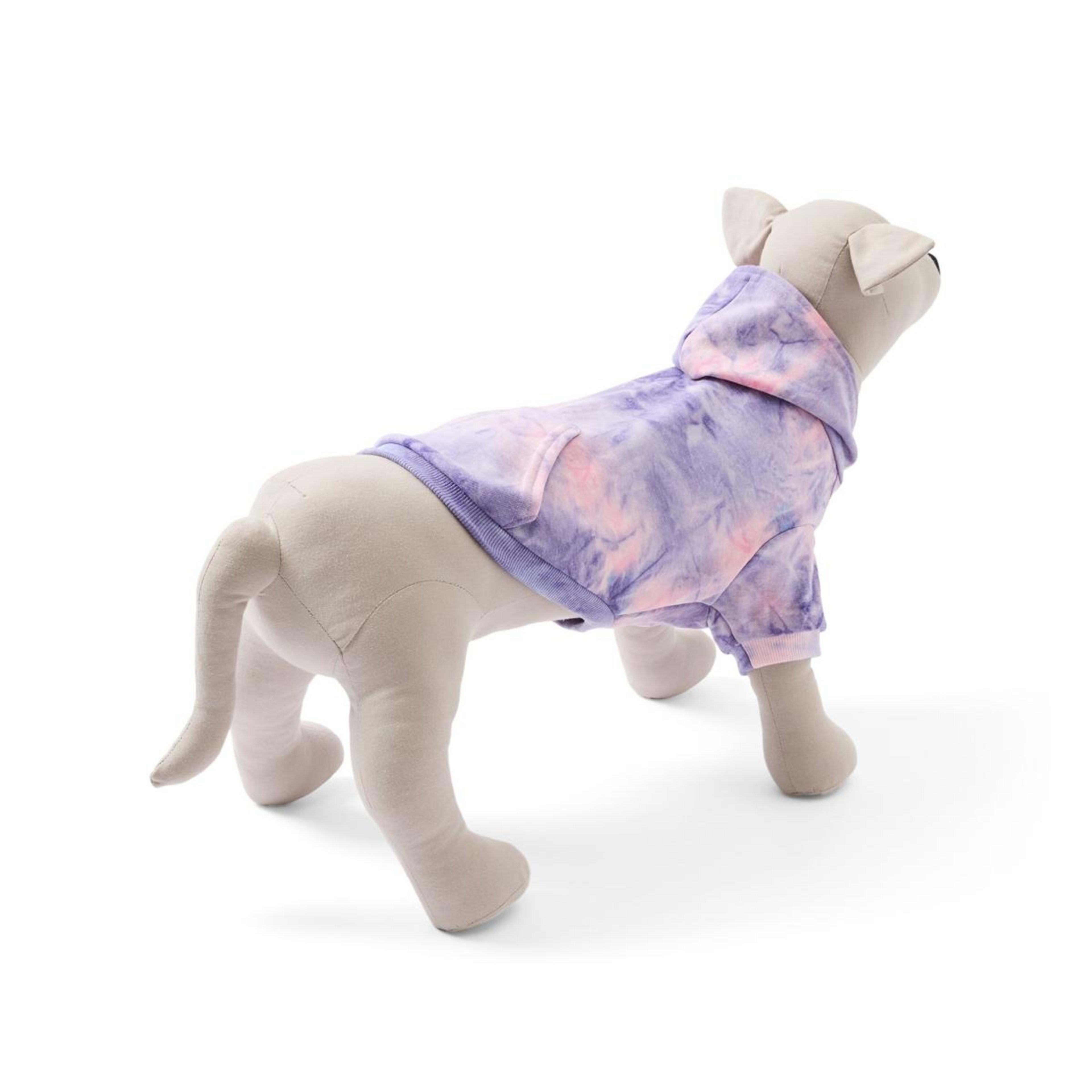 3 Pet Hoodie Tie-Dye - Medium, Lilac, 3 of 10