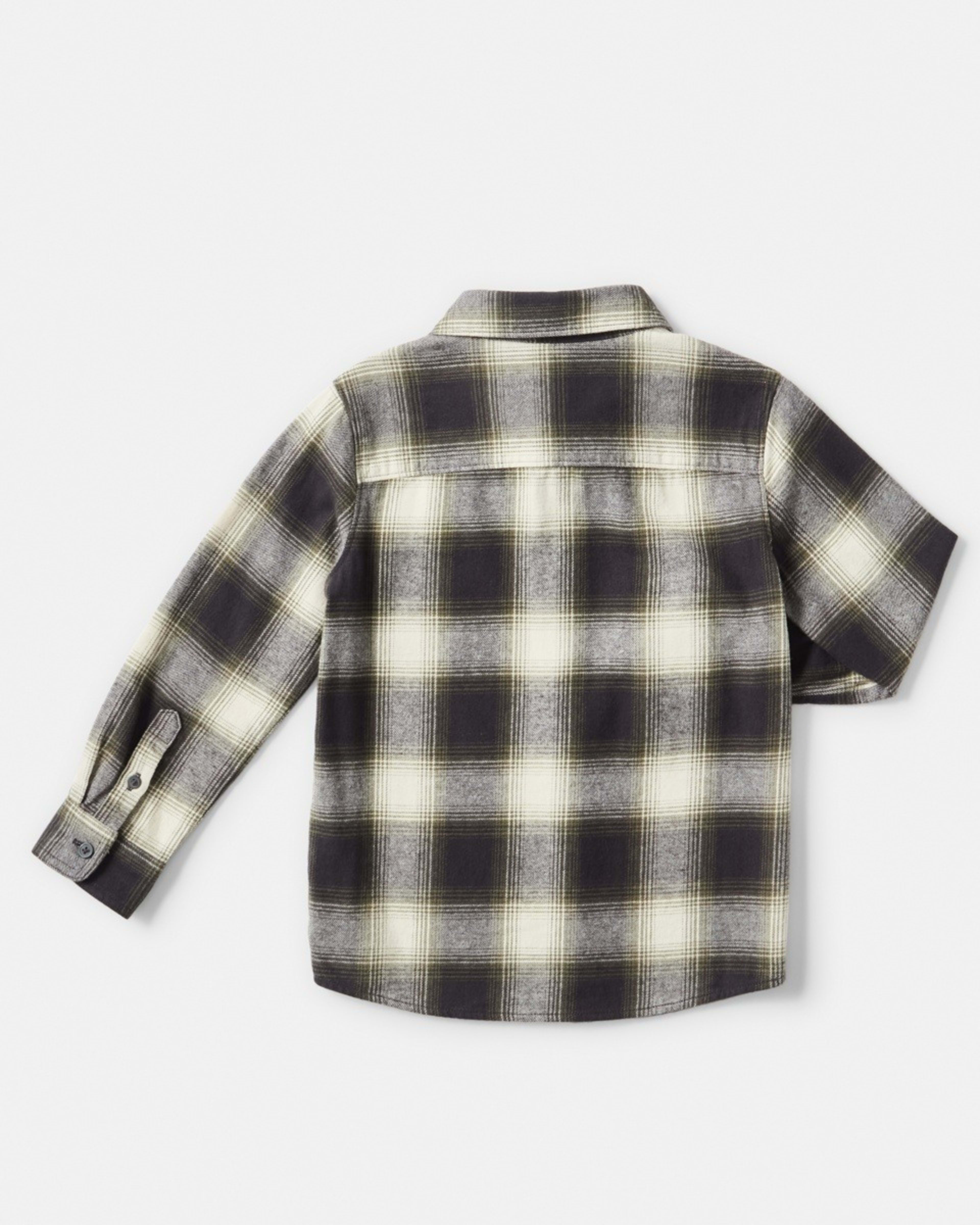9 Yarn Dyed Flannel Shirt Grn Check, 9 of 9