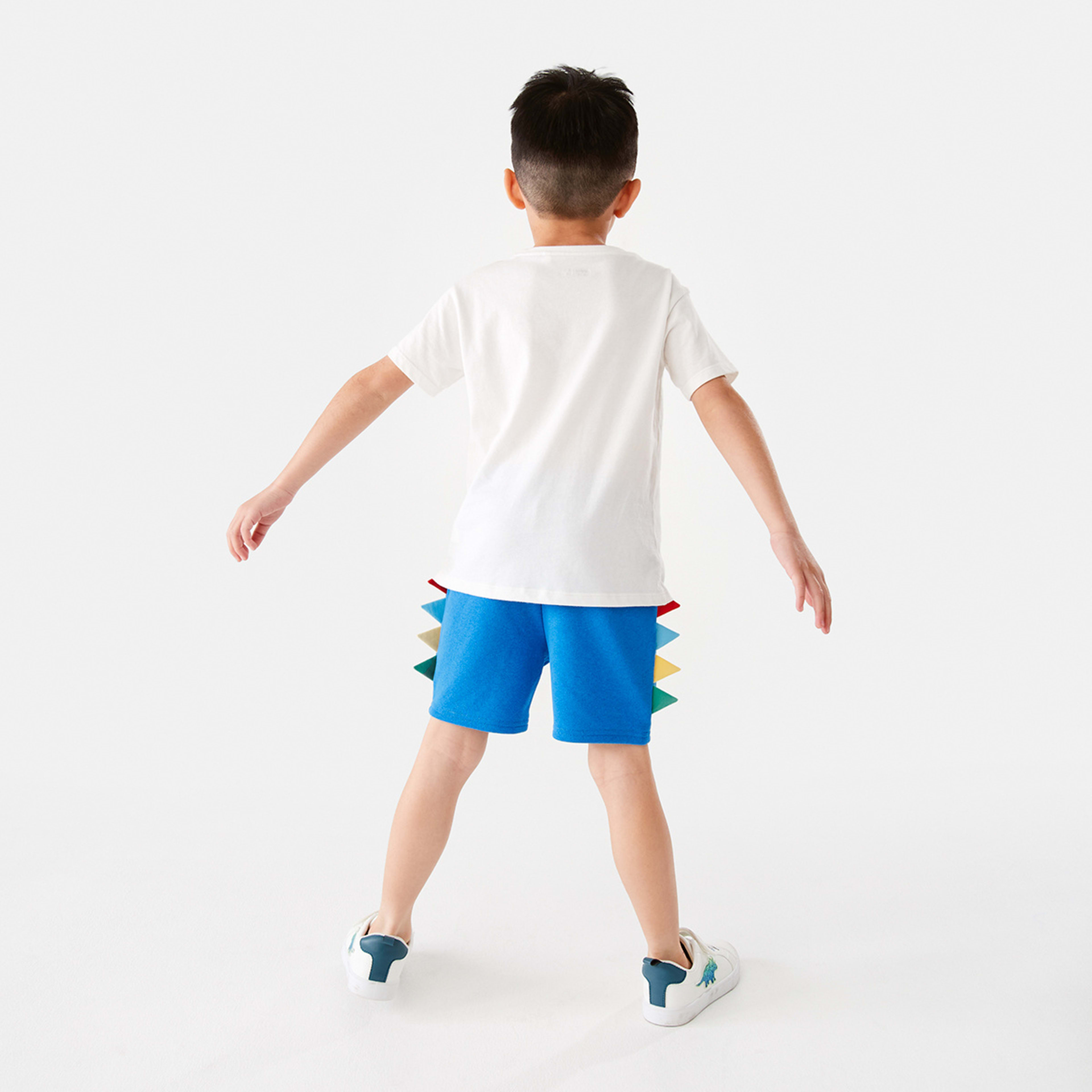 7 Spike Knit Shorts Fren Blue, 7 of 9
