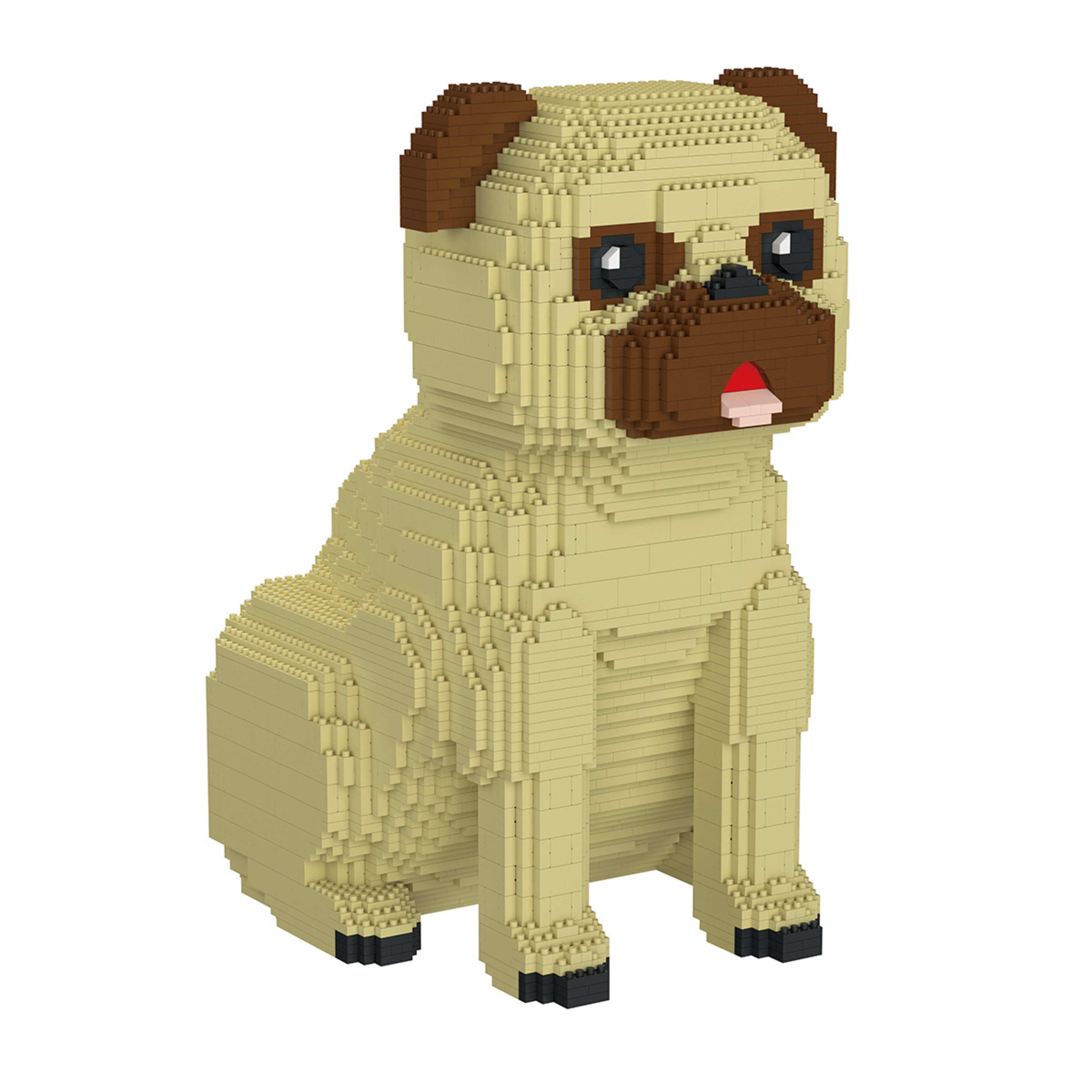 3 3178 Piece Mini Blocks Animal Series: Giant Pug, 3 of 4
