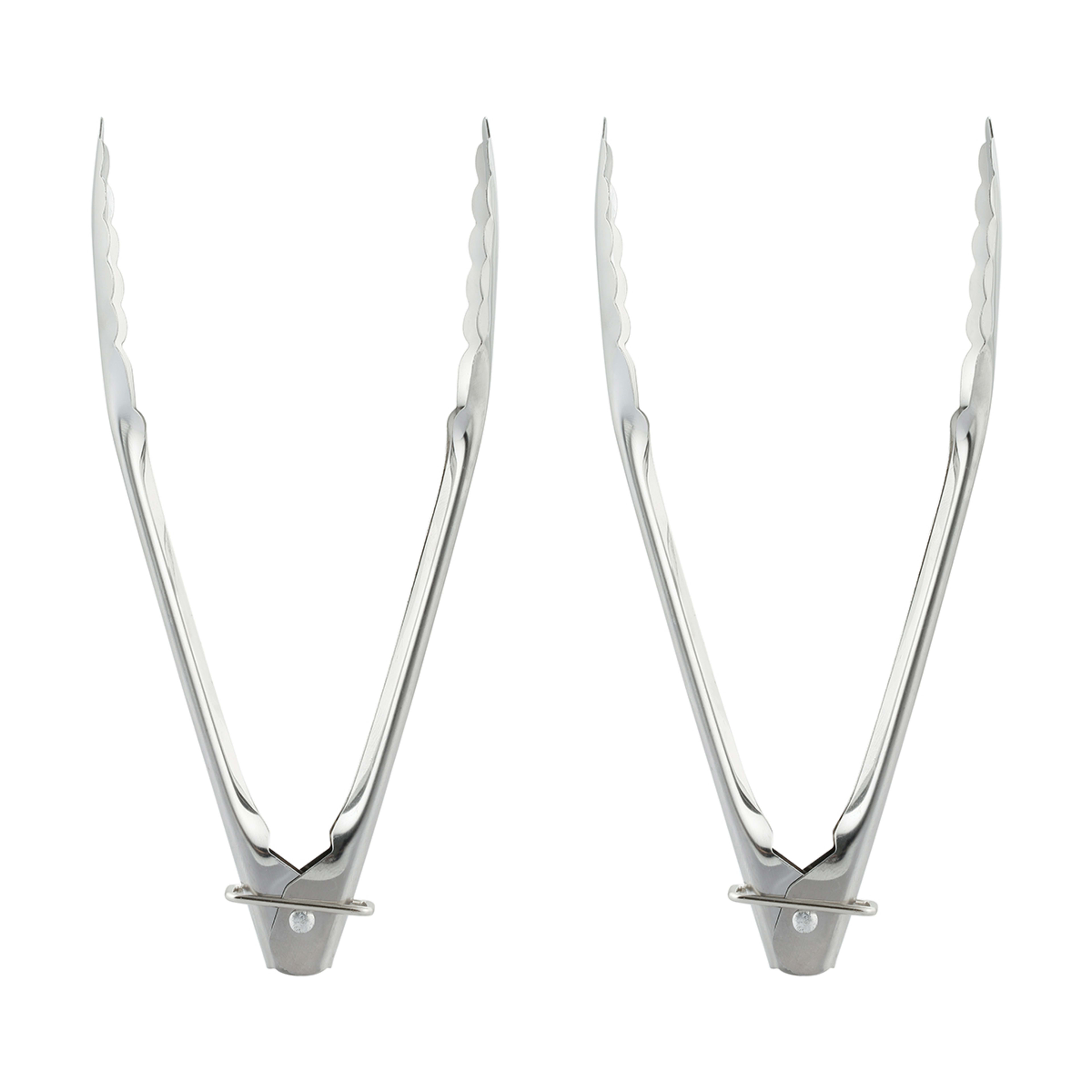 Stainless Steel Mini Tongs Set of 2 Kmart