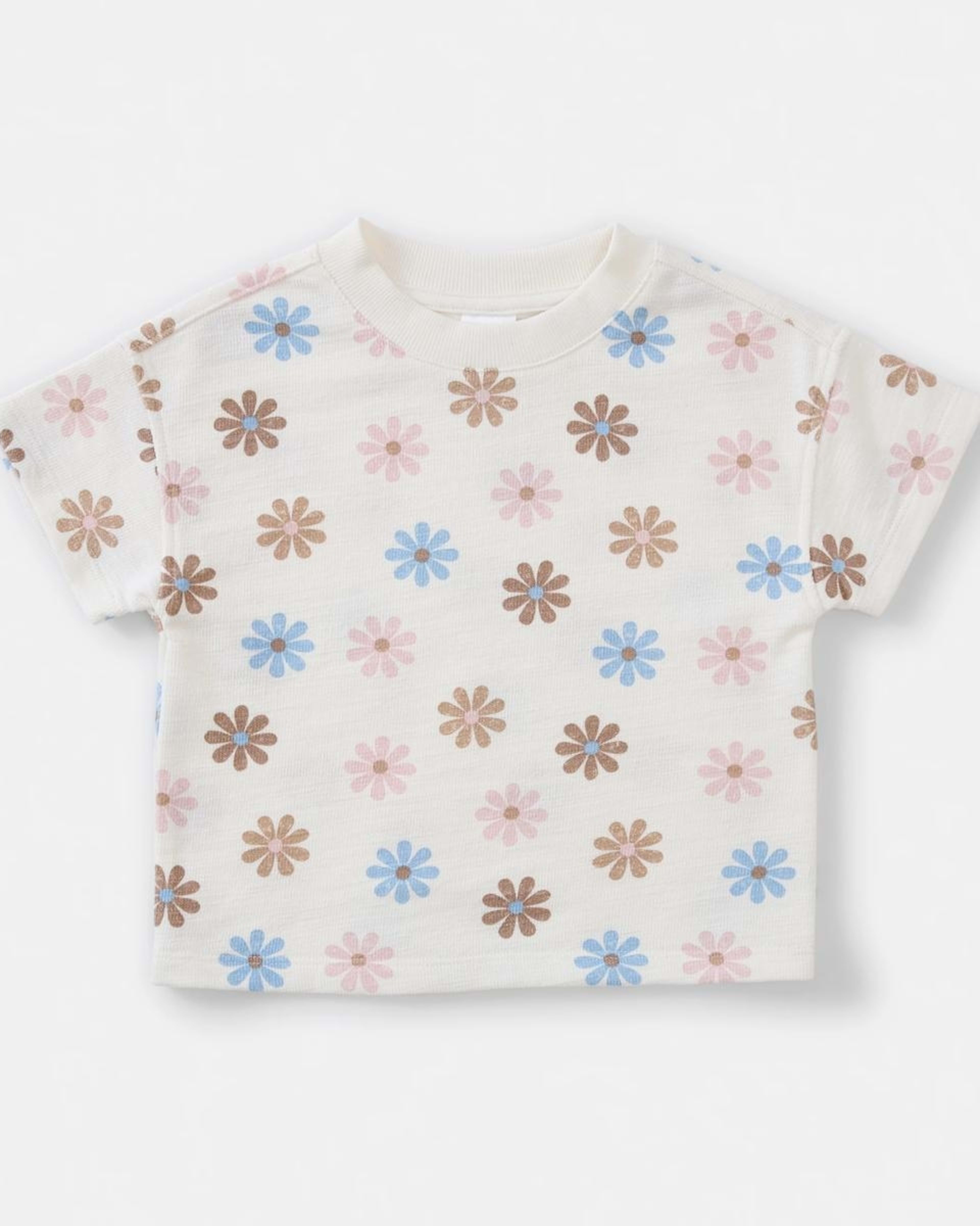 3 Slub Set Wht Daisy, 3 of 6