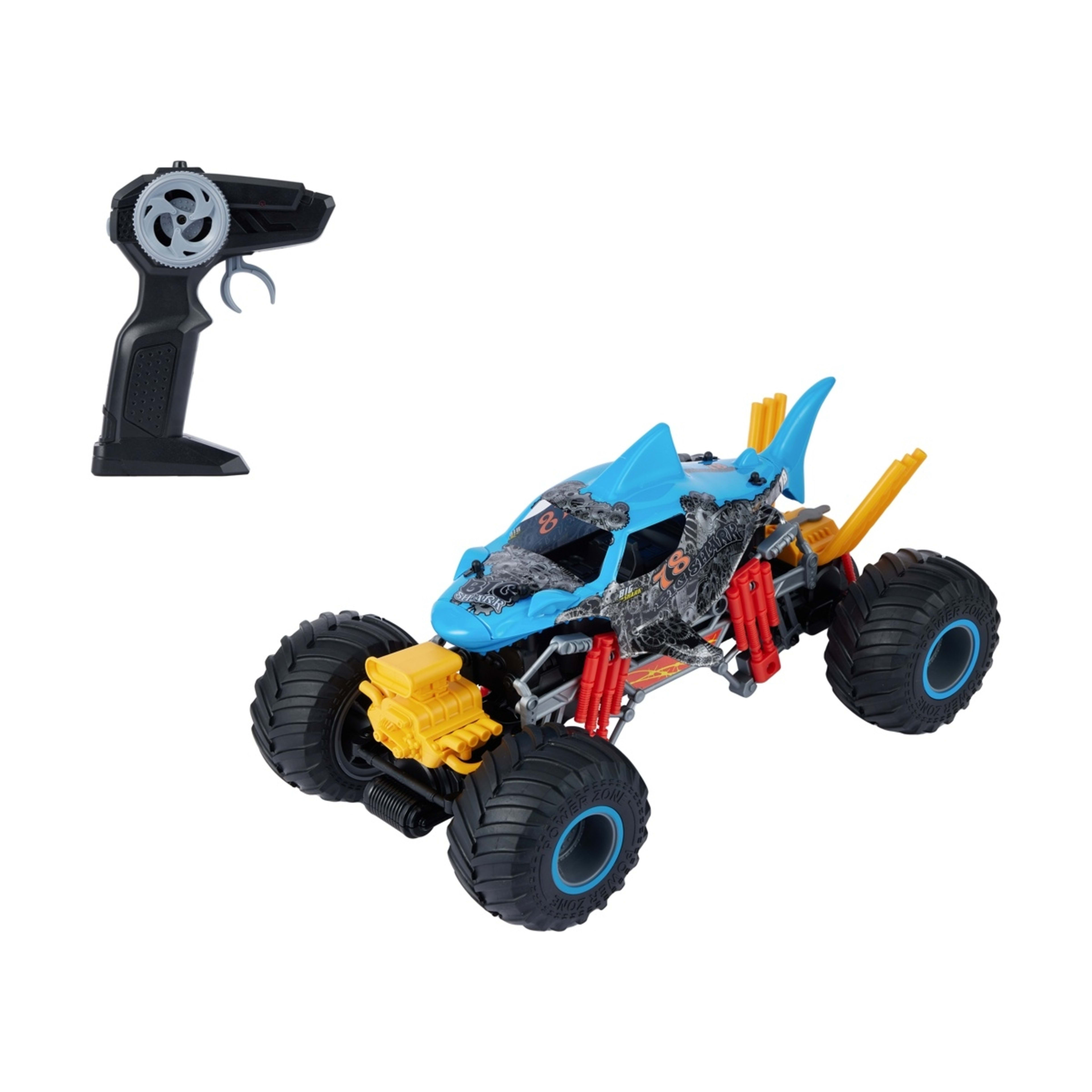 2 2.4GHz 1/10 Scale Radio Control Shark Monster Truck, 2 of 9