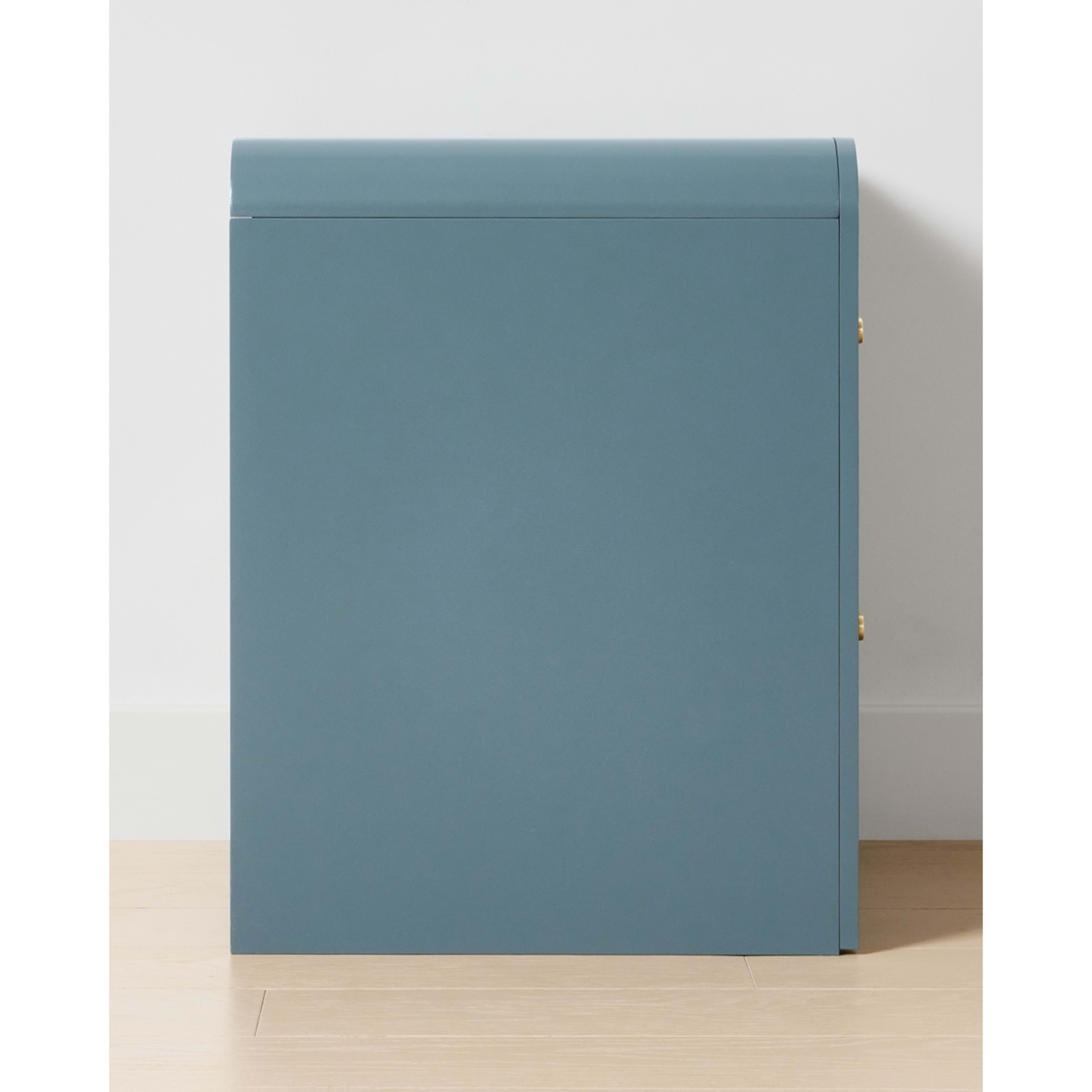 3 Luna 2 Drawer Bedside Table - Blue, 3 of 7