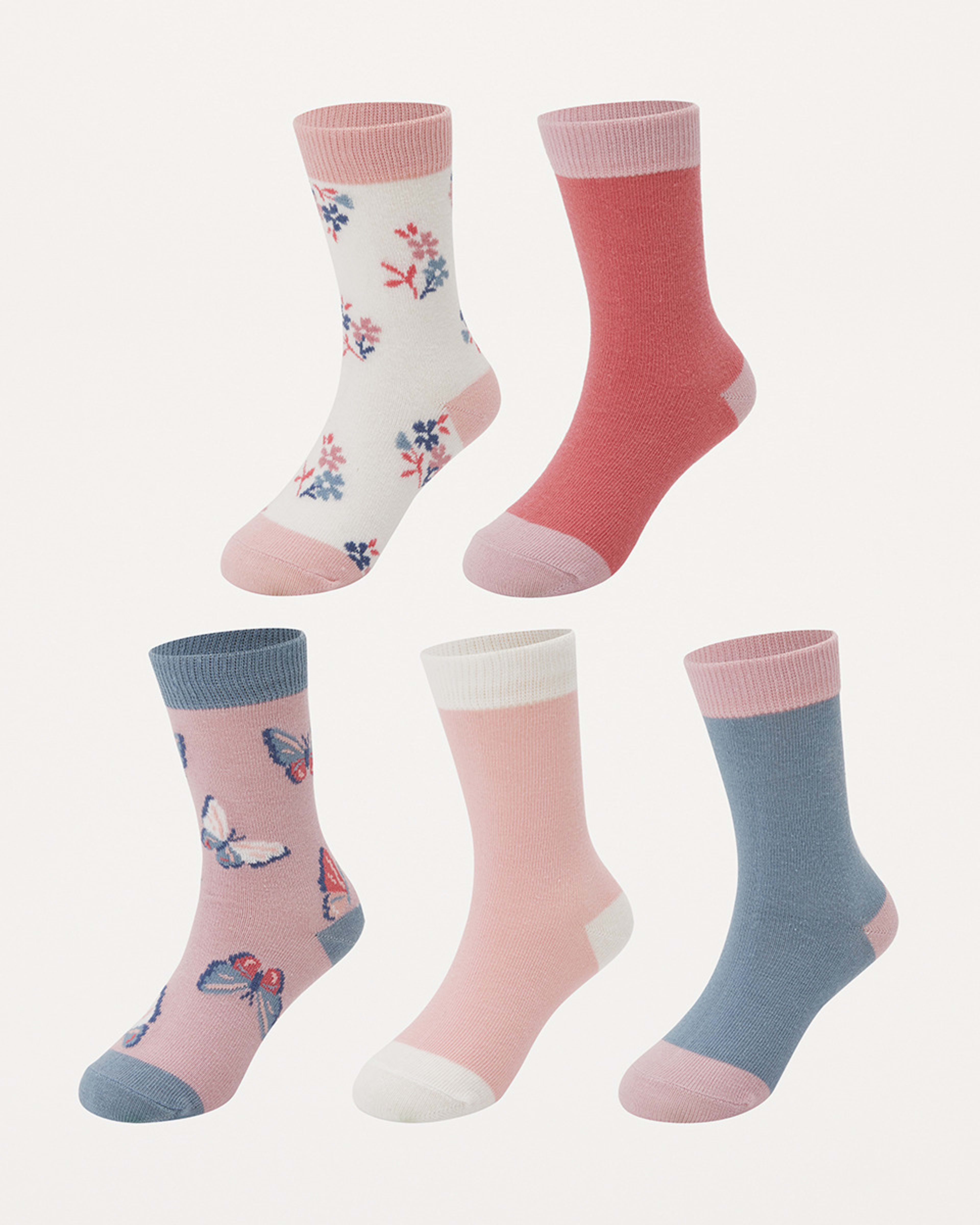 5 Pack Crew Socks Kmart