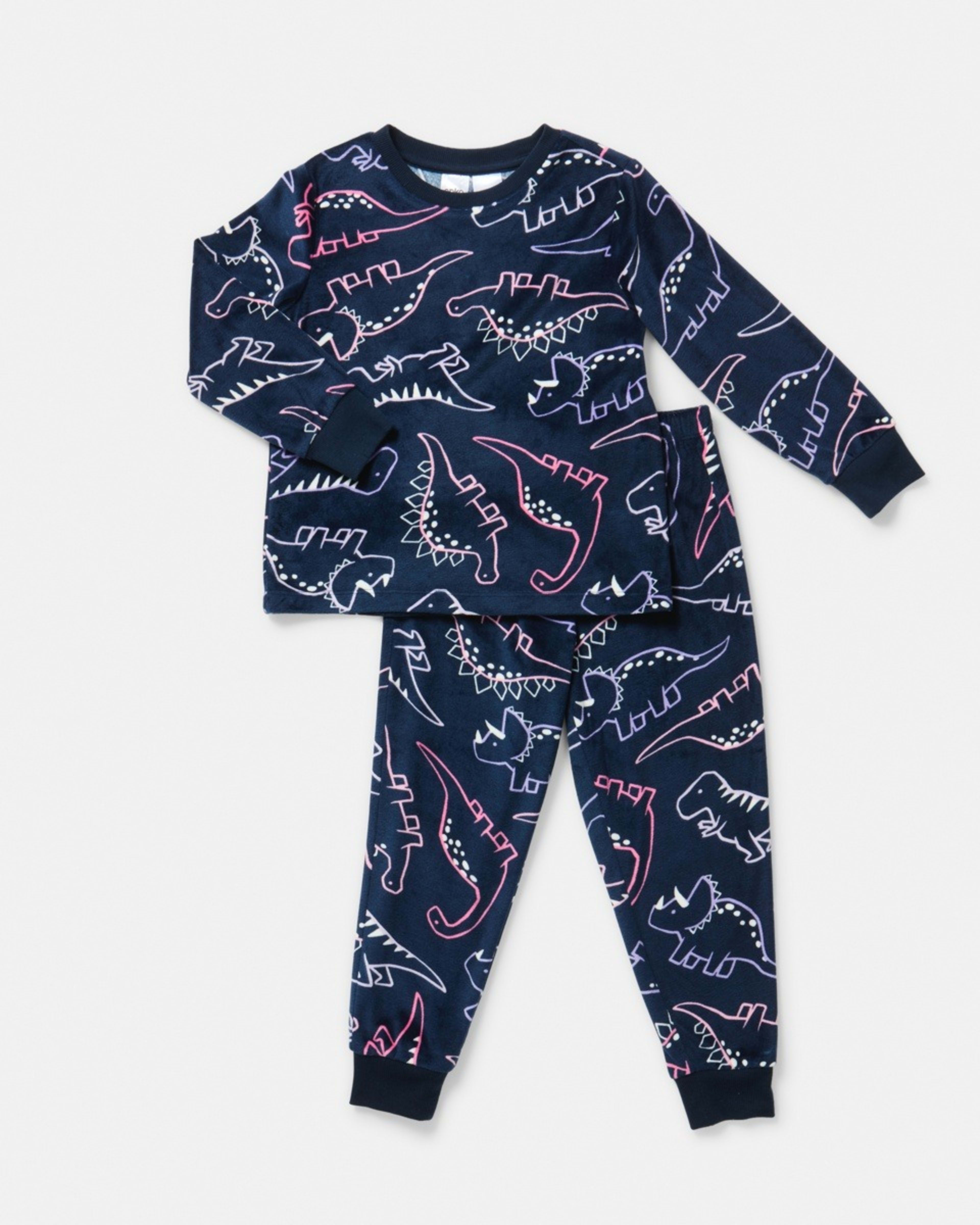 5 Super Soft Pyjama Set Nvy Dino, 5 of 8