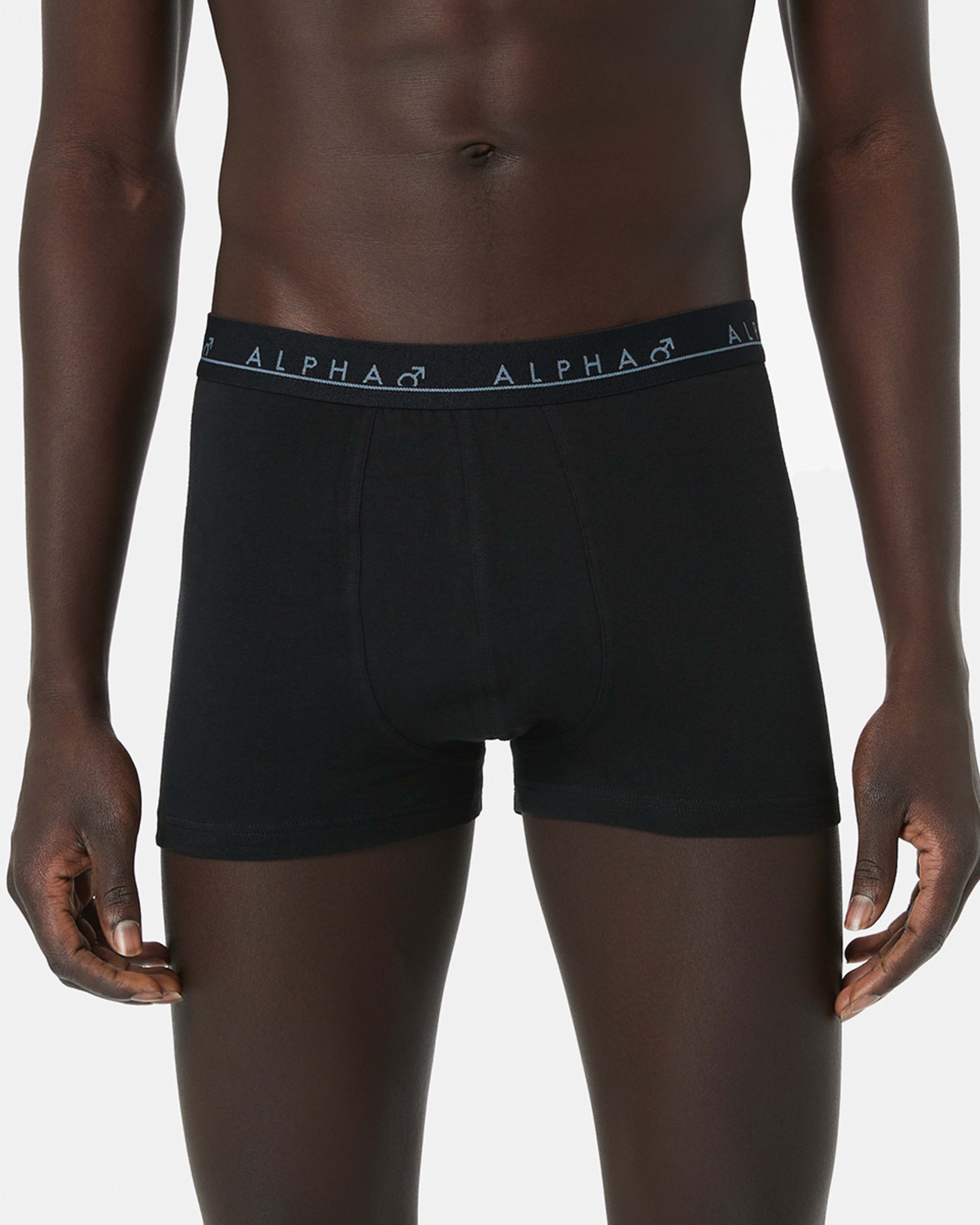 5 5 Pack Stripe and Plain Trunks BLACK BLUE GREY MULTI, 5 of 10