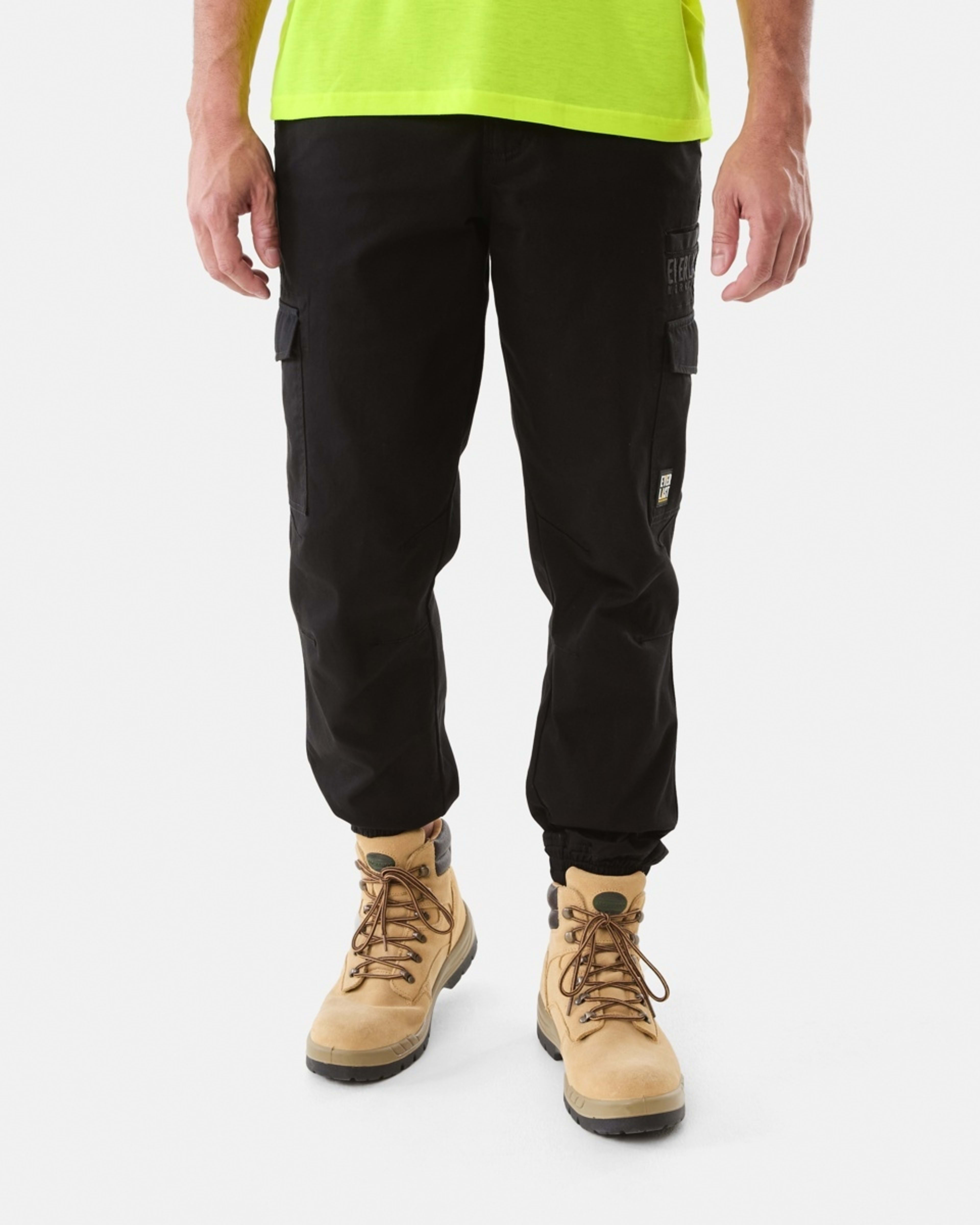 1 Everlast Work Canvas Joggers BLACK