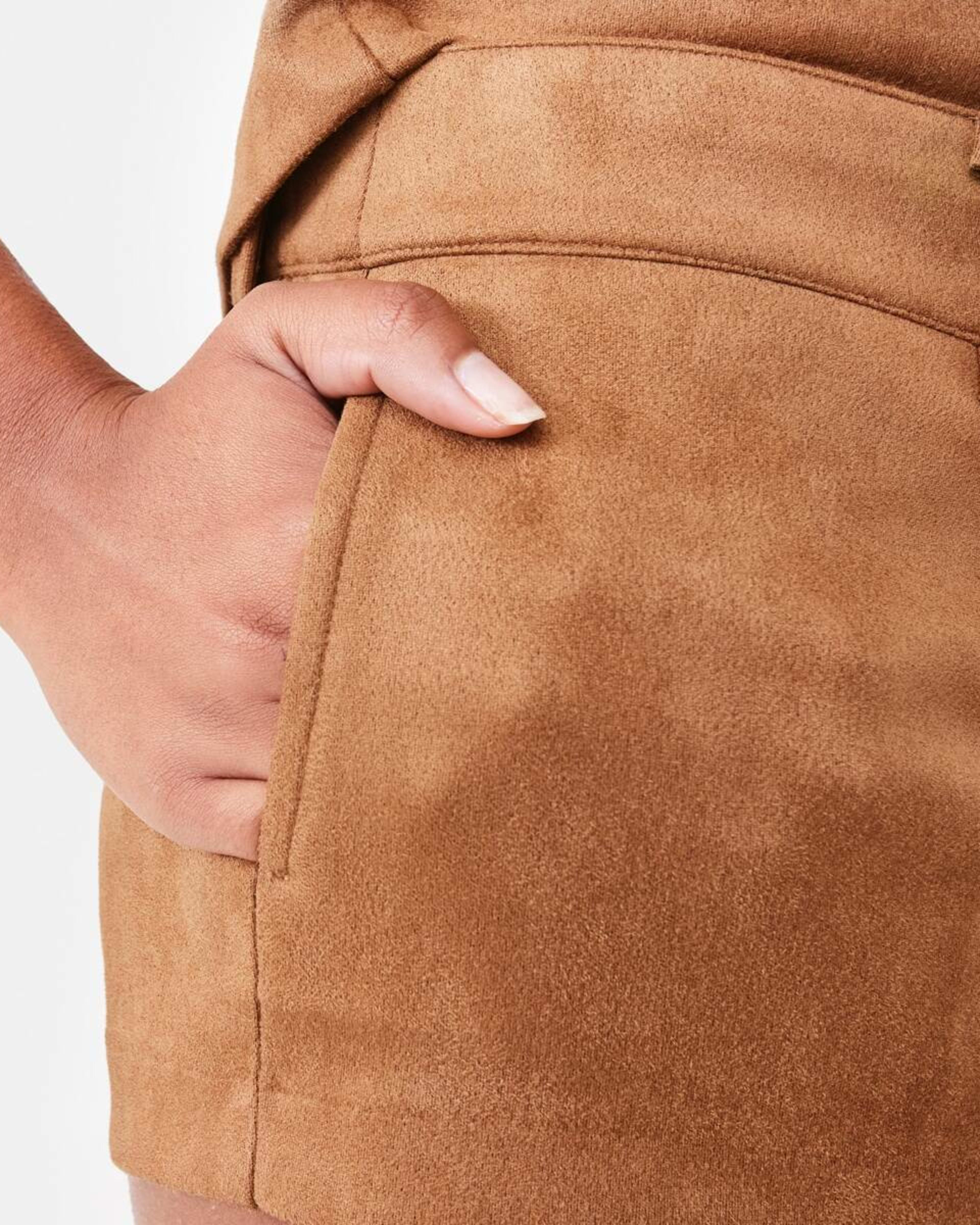 8 Suedette Shorts DEEP CAMEL, 8 of 8