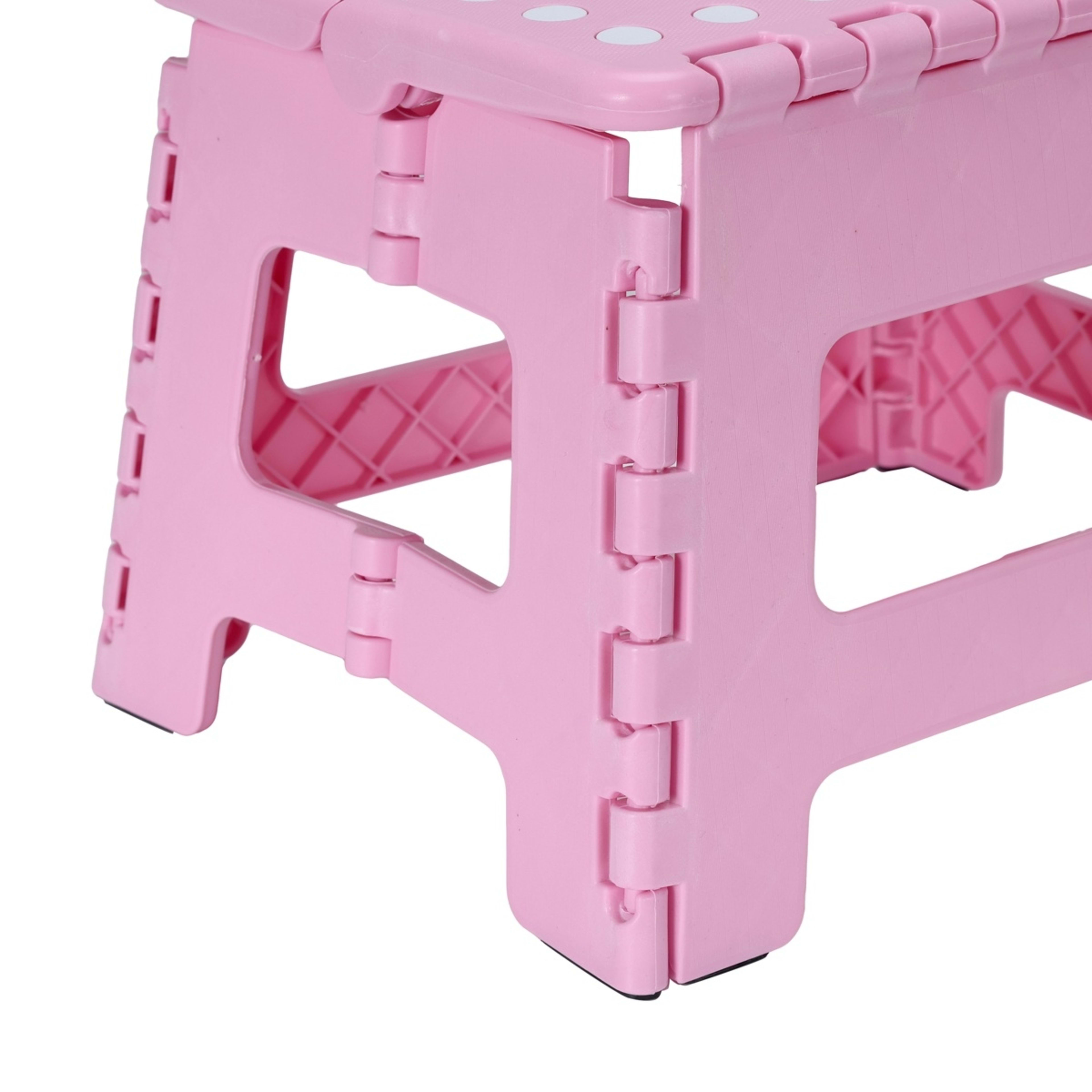 6 Folding Step Stool - Pink, 6 of 9