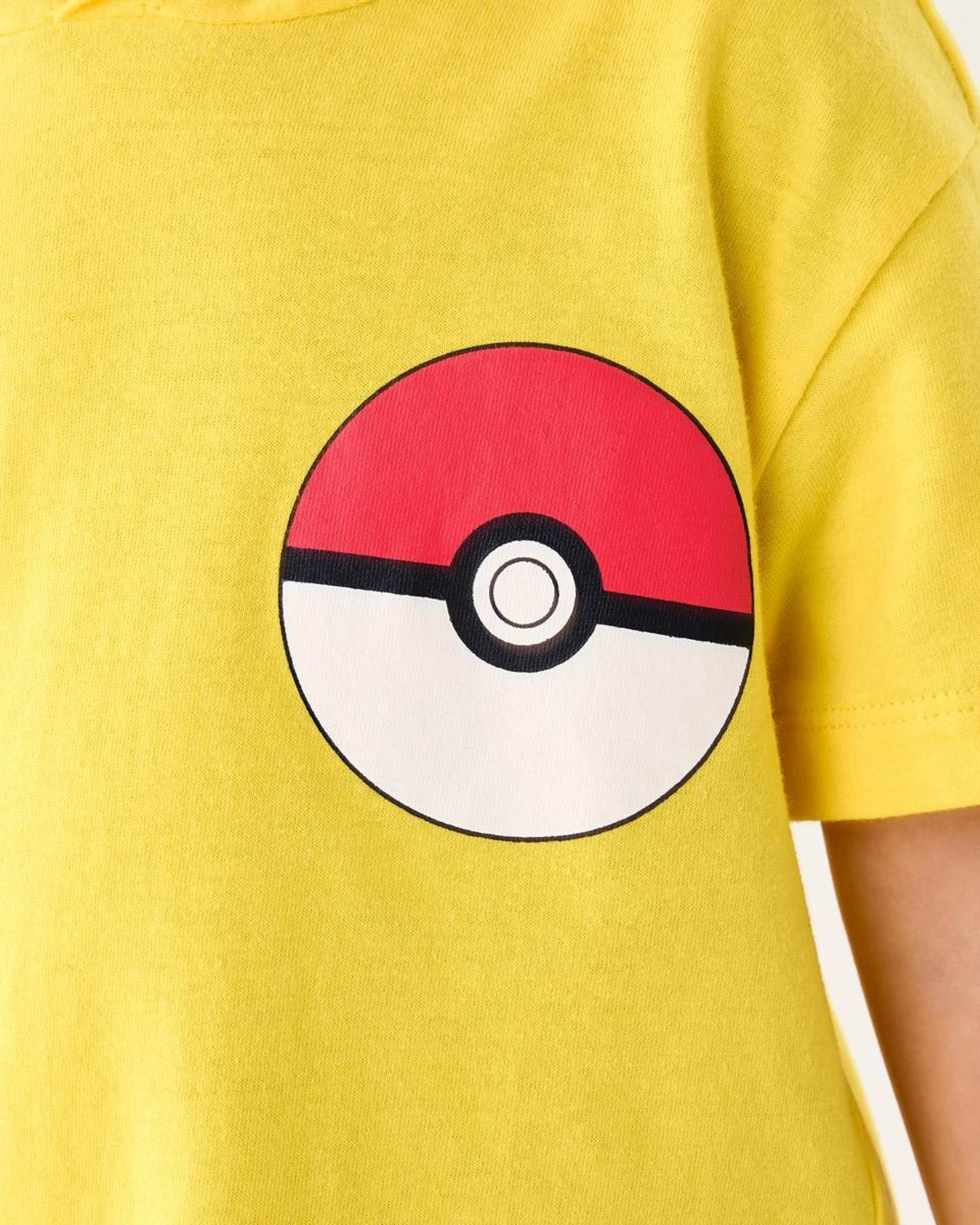 5 Pokemon License Character Hooded T-shirt PIKACHU, 5 of 9