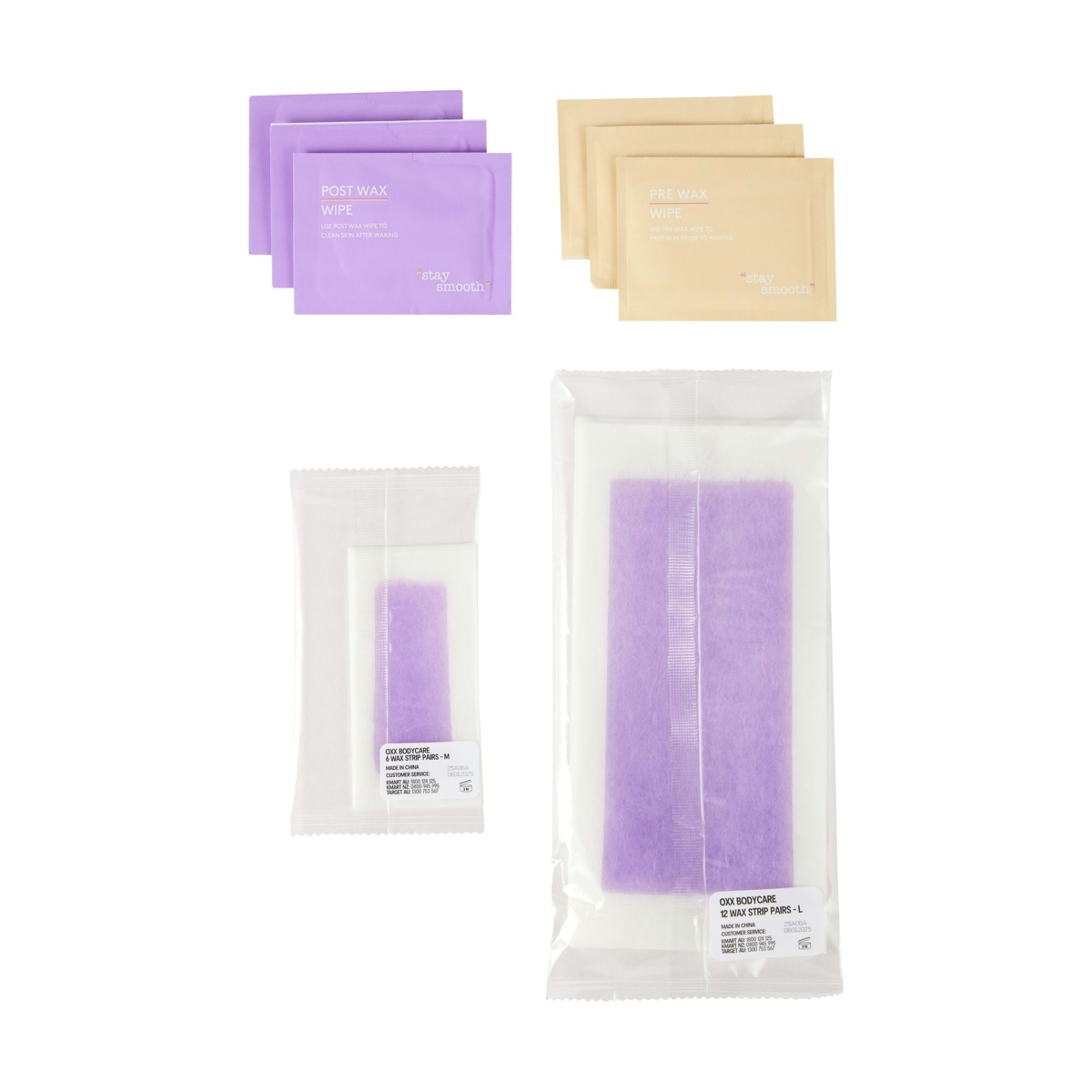 2 OXX Bodycare Sweet Cheeks Body Wax Strip Kit, 2 of 7