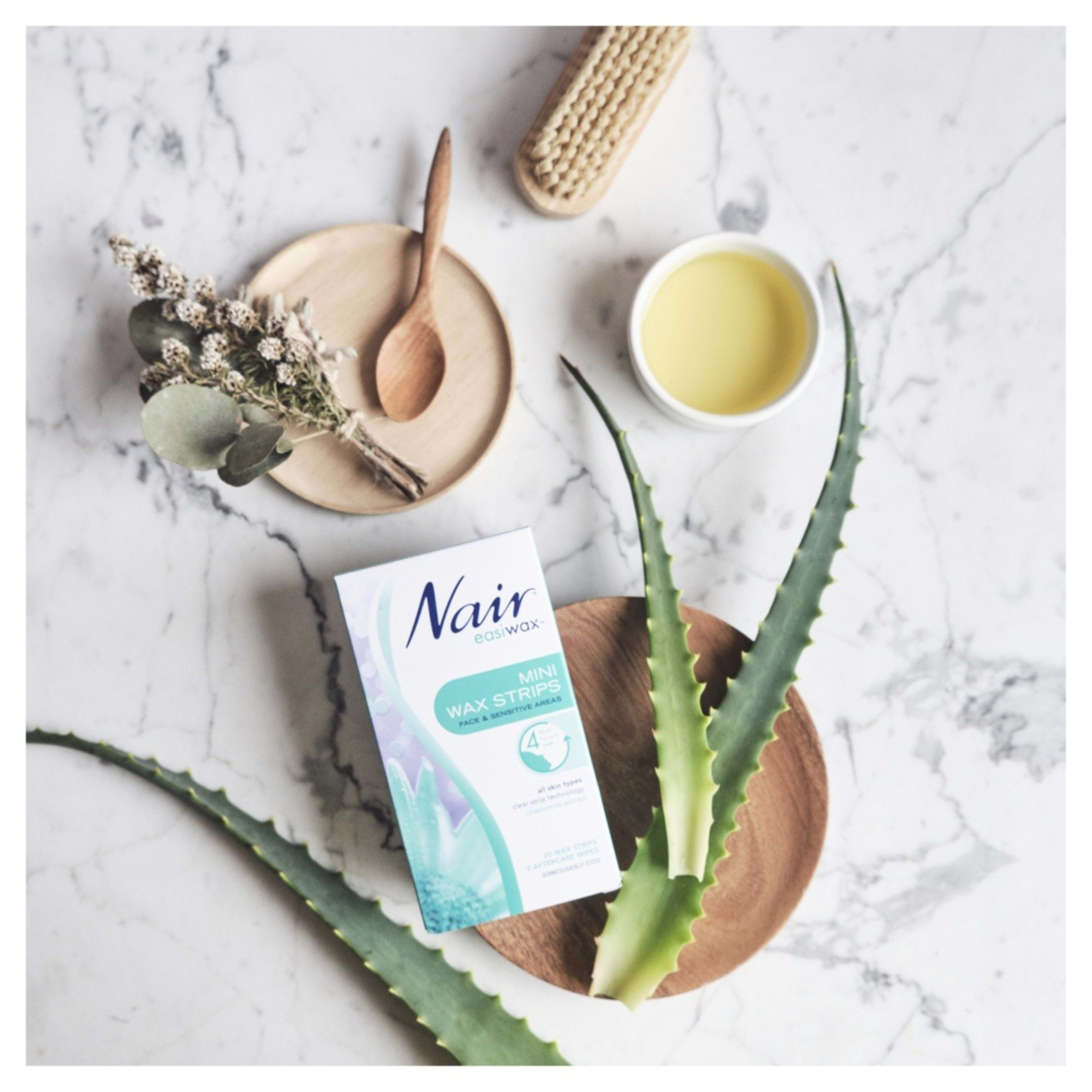 Nair 20 Pack Easiwax Mini Wax Strips Kmart