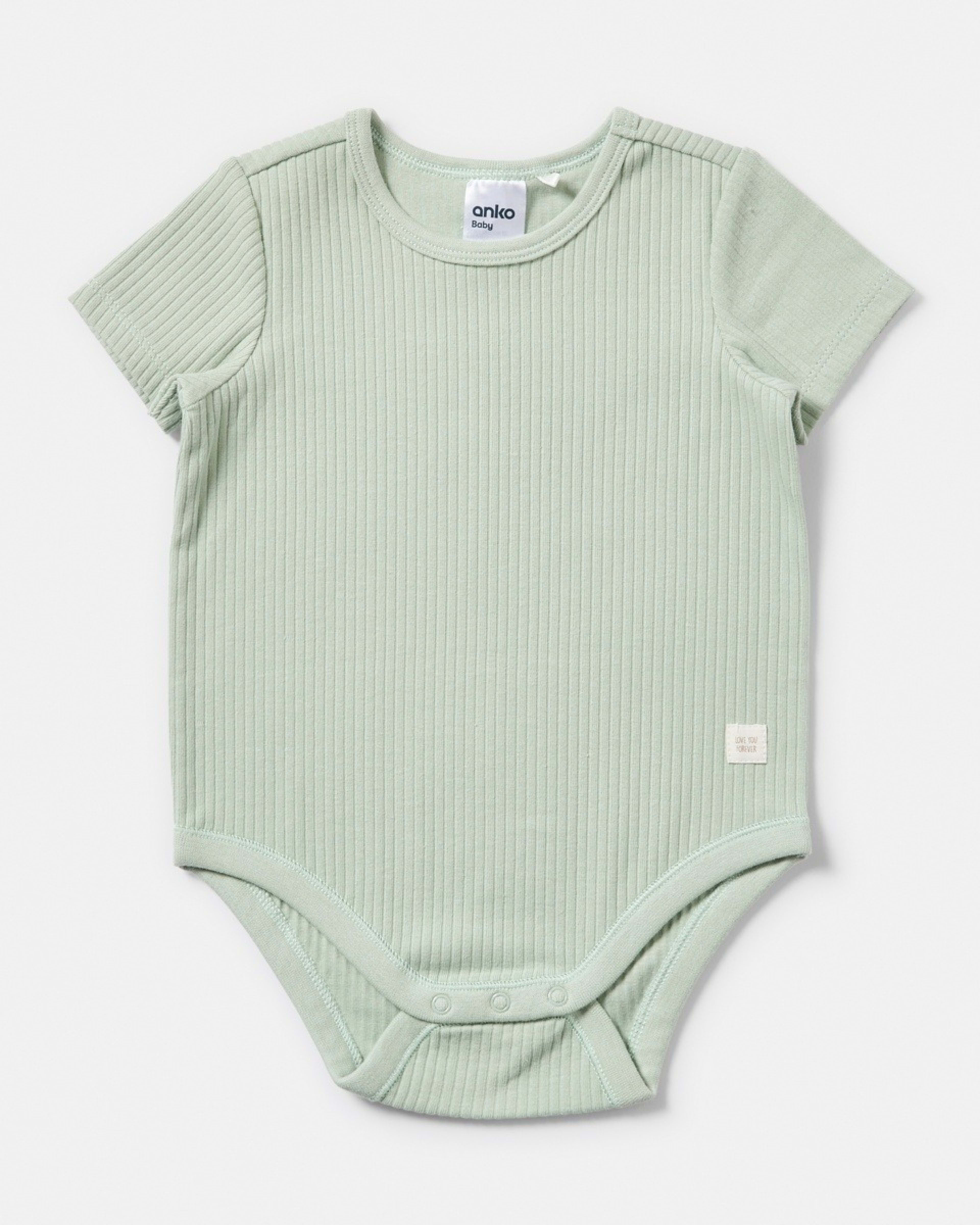 3 3 Pack Short Sleeve Rib Bodysuits ICE BLUE 3PK, 3 of 8