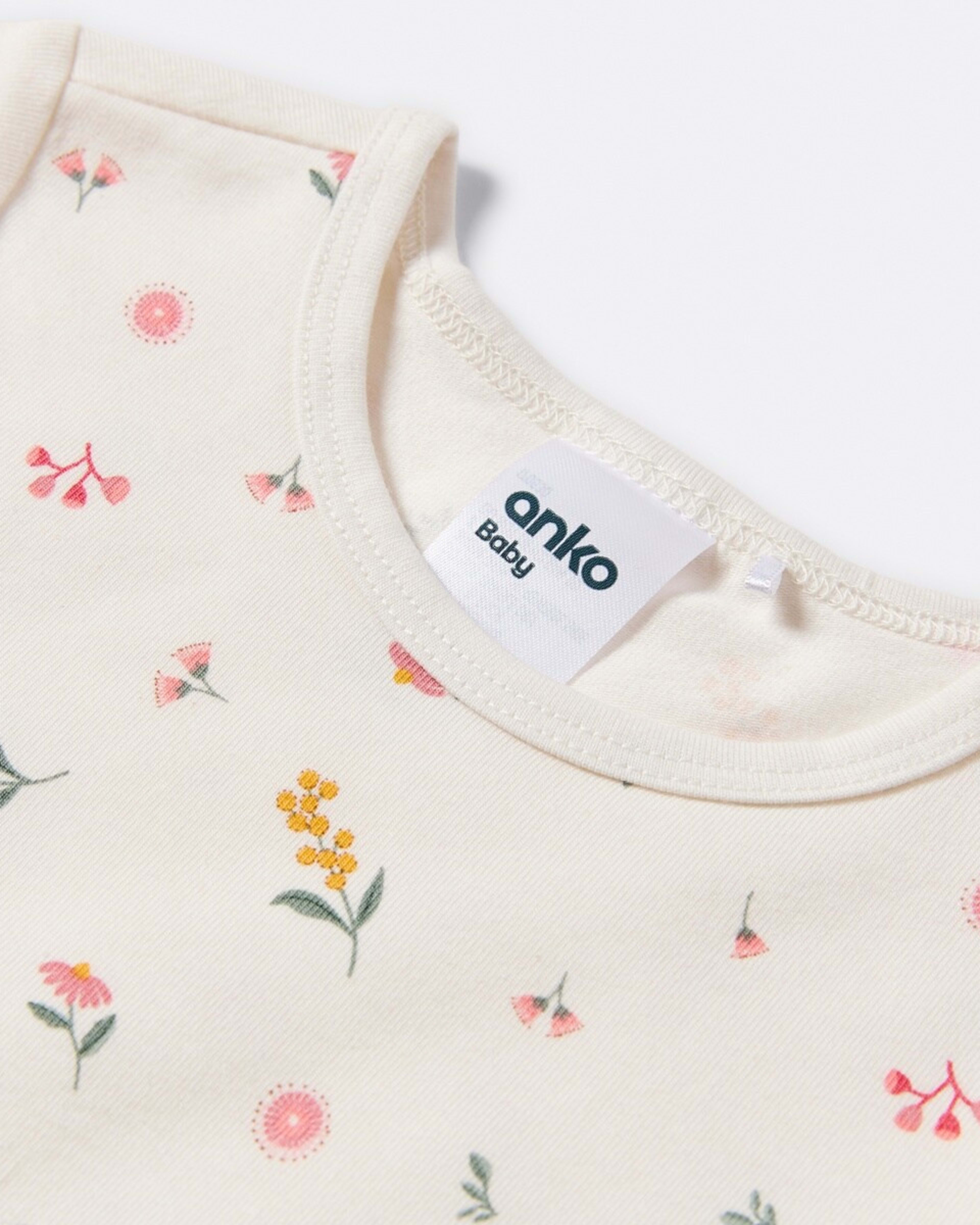8 3 Pack Short Sleeve Print Bodysuits NATIVE FLORAL, 8 of 8