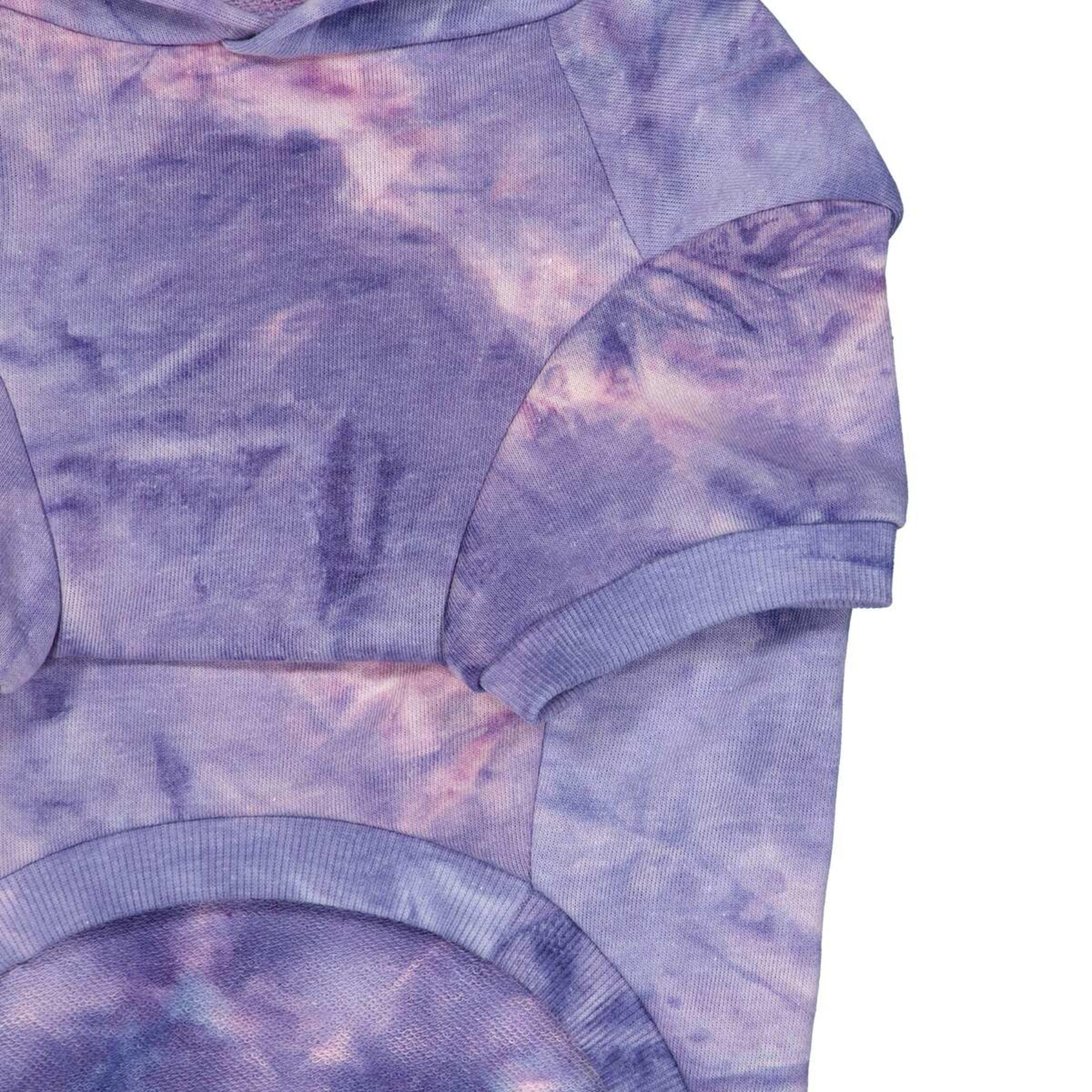 7 Pet Hoodie Tie-Dye - Large, Lilac, 7 of 10