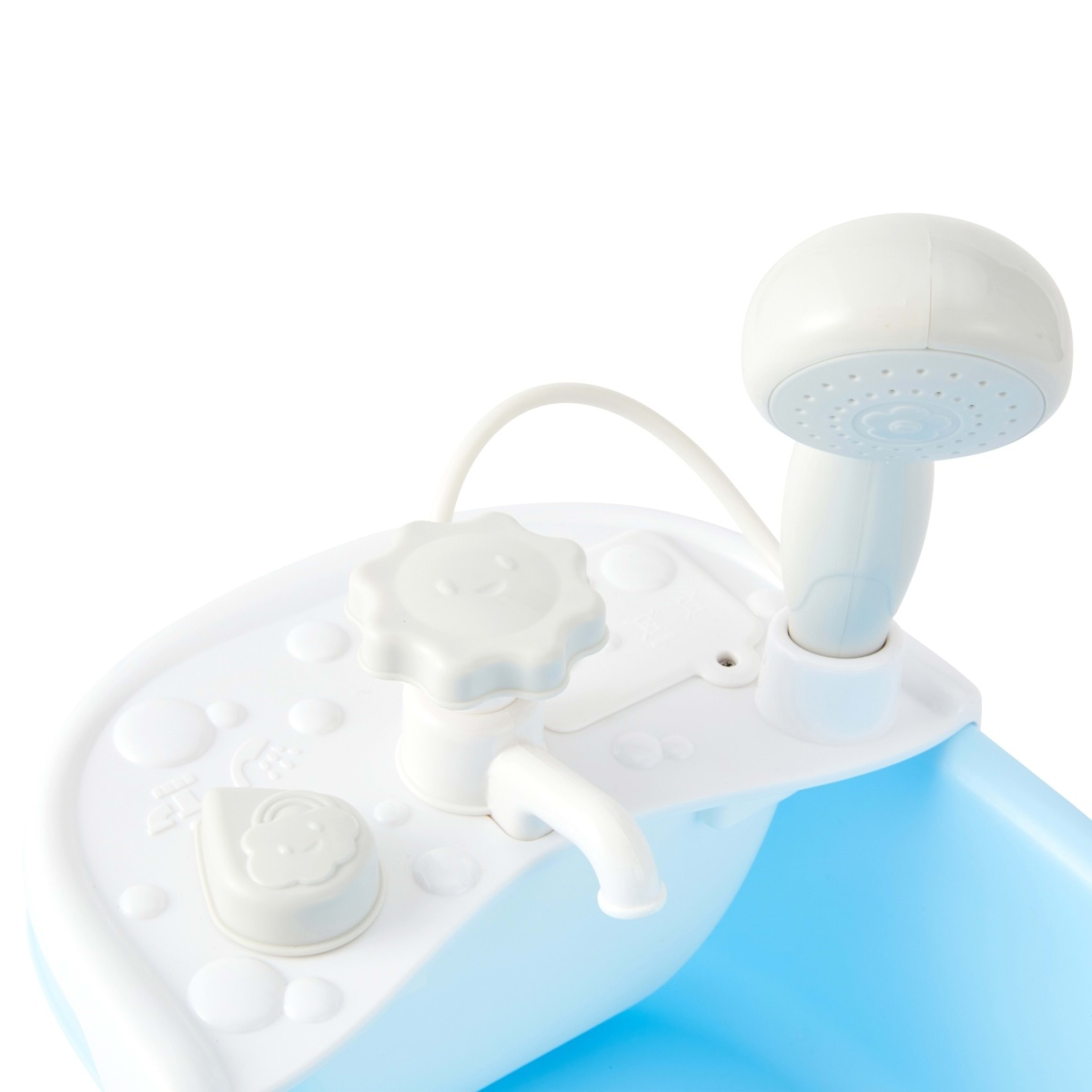 7 3 Piece Nurture Baby: Working Bath Tub with Baby Playset, 7 of 8